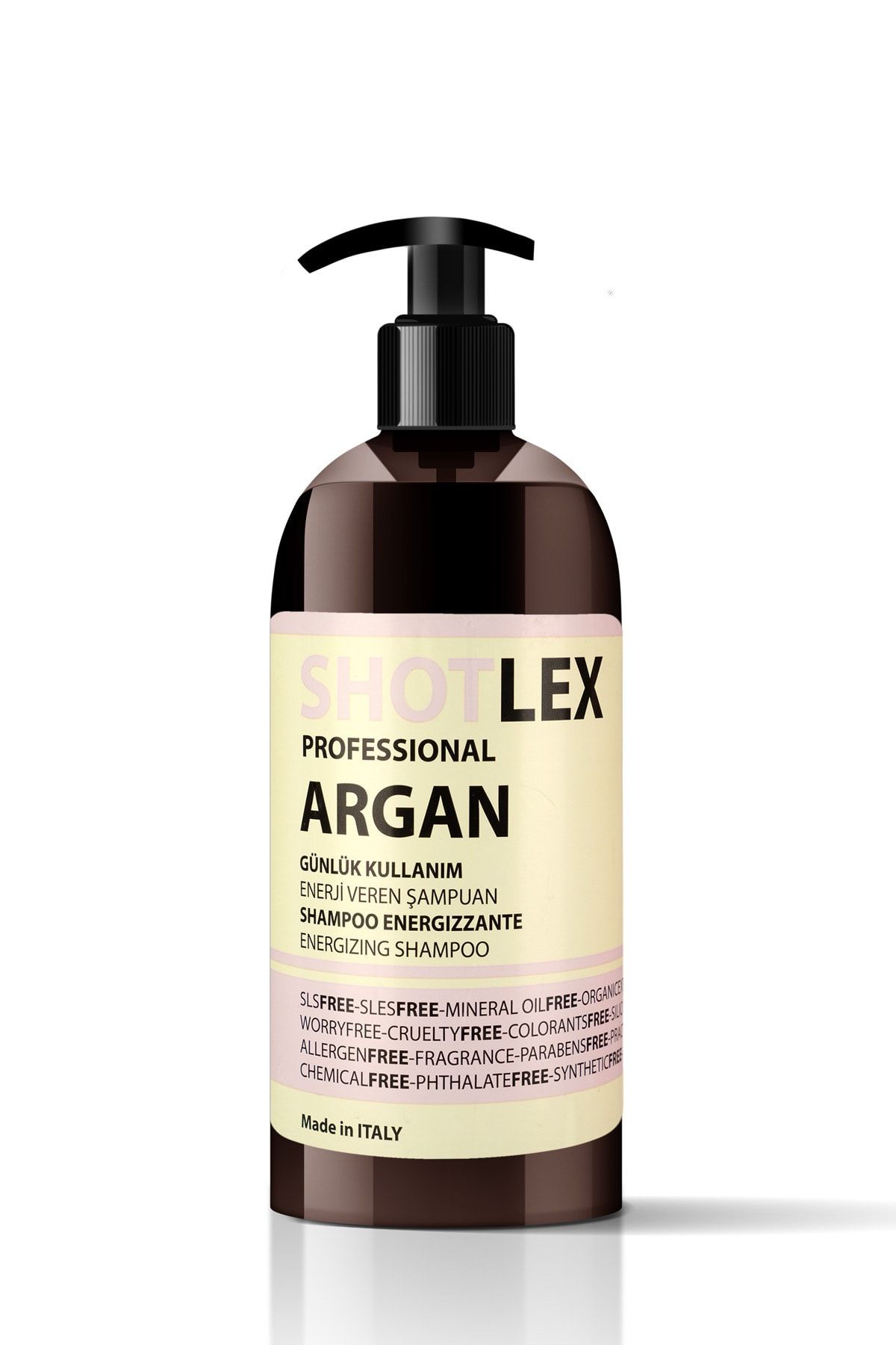 shotlex Profesyonel Tuzsuz Şampuan - Argan