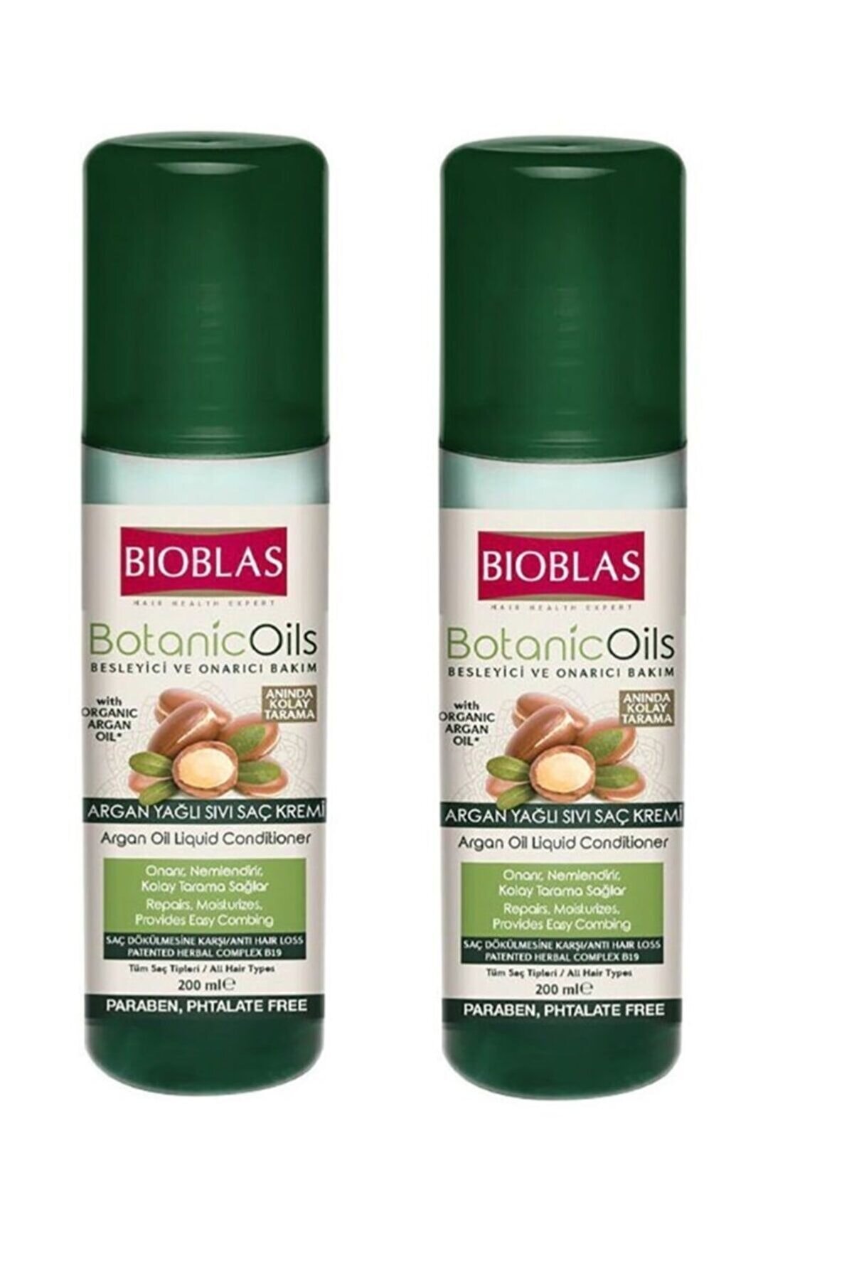 Bioblas Argan Yağlı Sıvı Saç Kremi 200 Ml X 2 Adet
