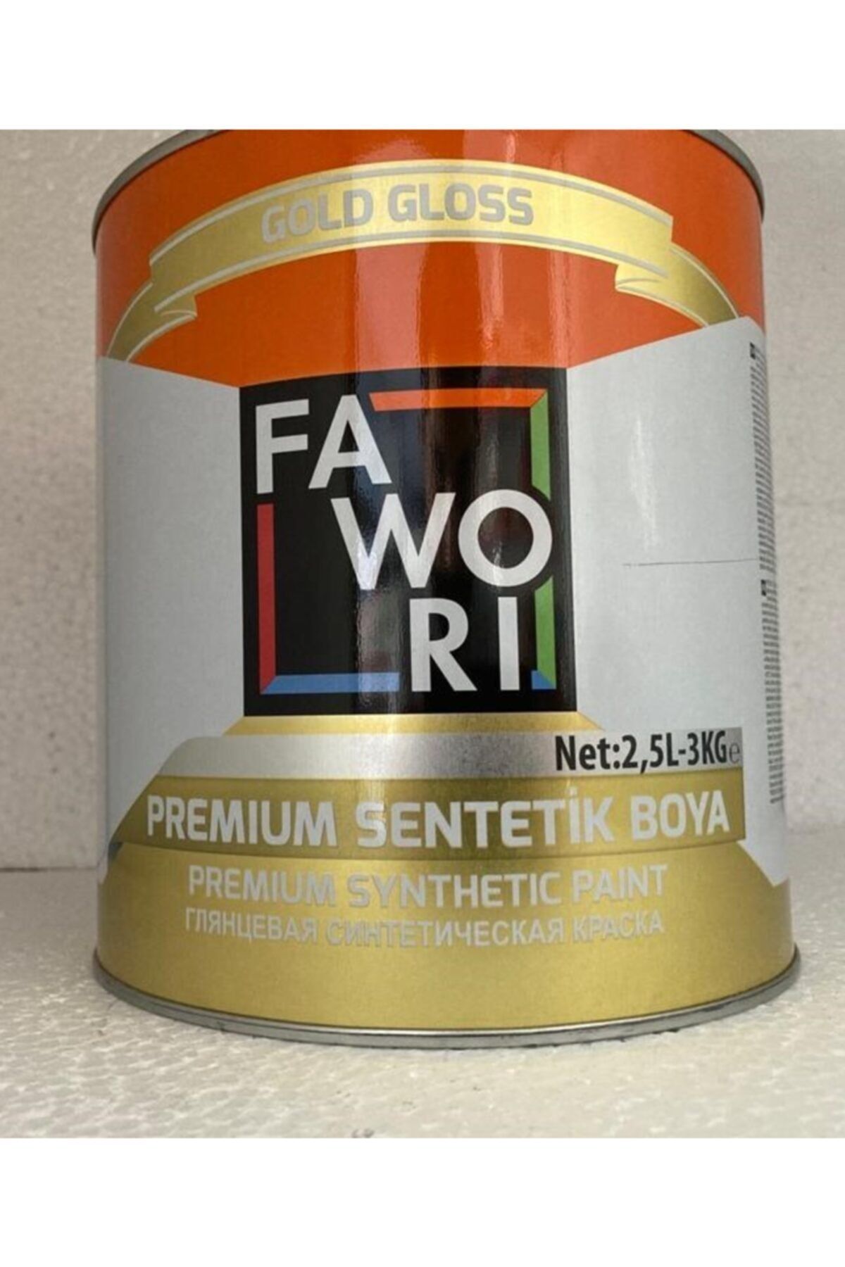 Fawori Premium Sentetik Yağlı Boya Siyah 2.5lt