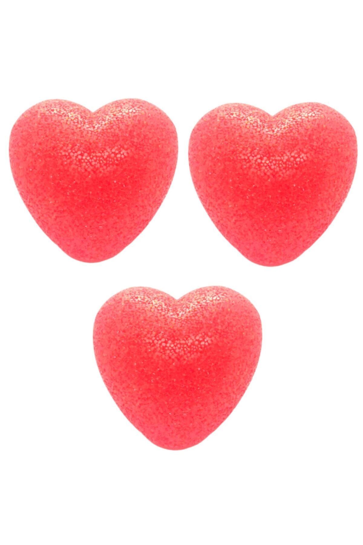 Sevgililer Günü Led Işıklı Kırmızı Kalp Hediye Kutusu Içi Gece Lambası 3 Adet_0