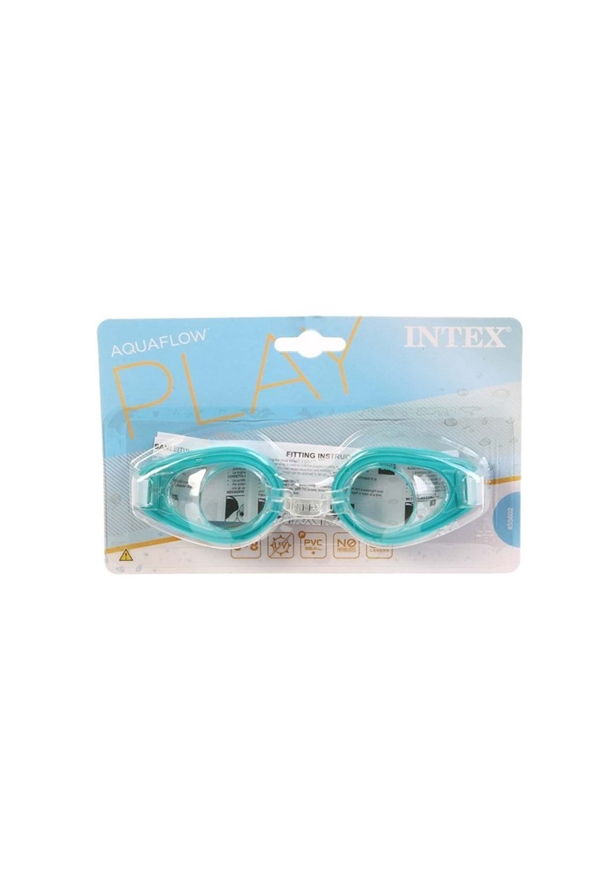 Seintex Intex 55602 Aquaflow Yüzücü Gözlüğü Turkuaz