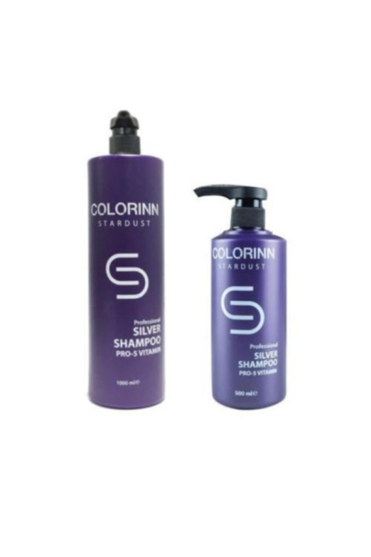Colorinn Stardust Professional Silver Mor Şampuan 1000 Ml+500 Ml