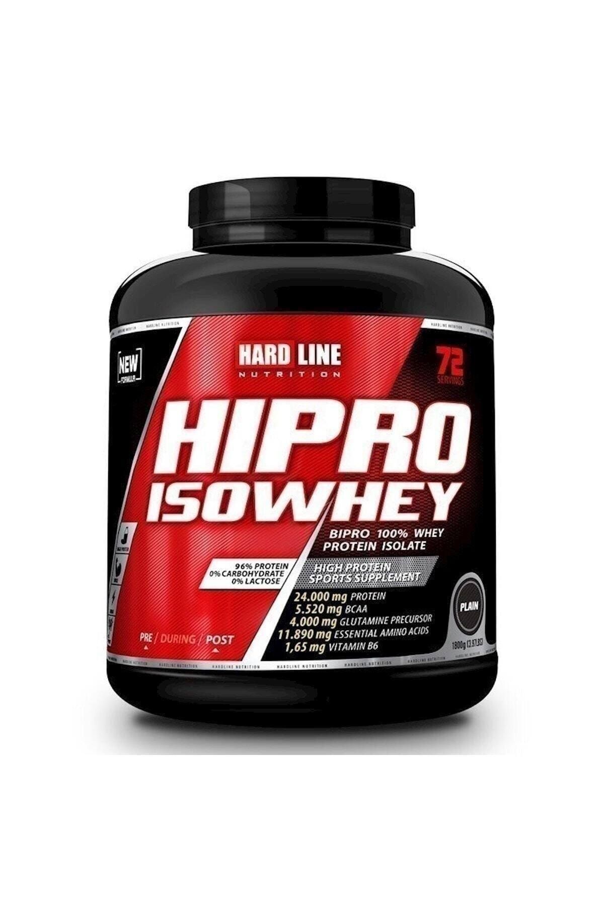 Hardline Hipro Whey Isolate Aromasız 1800 gr Izole Protein 72 Servis