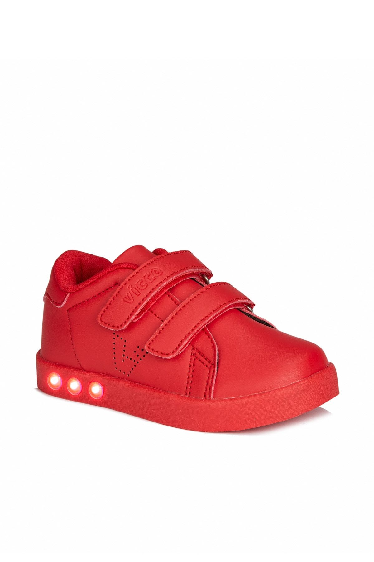 Vicco Oyo Sneaker Kırmızı Unisex Çocuk Işıklı Spor Ayakkabı
