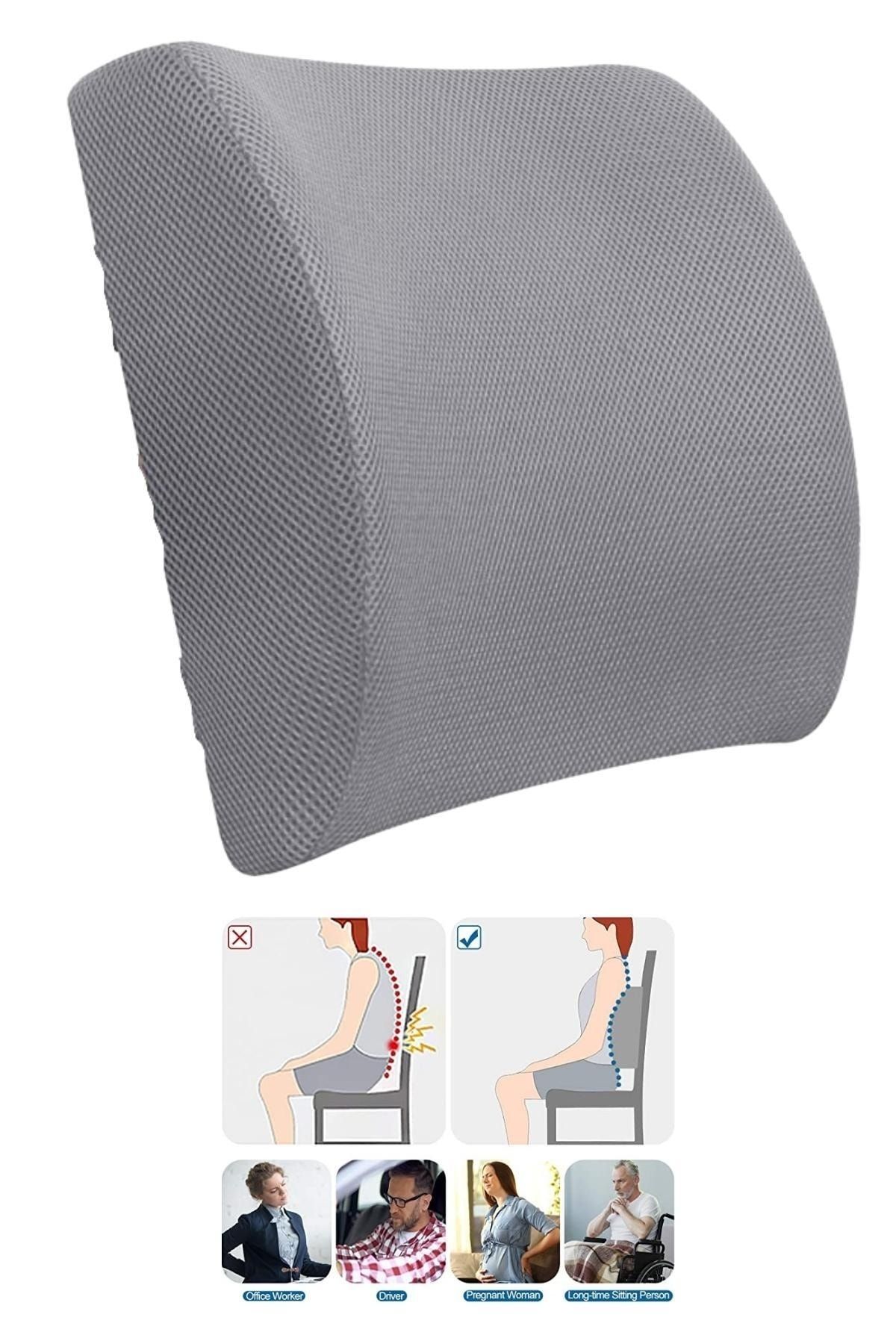 Ankaflex Sırt Yastığı Sırt Minderi Sandalye Yastığı Koltuk Sırt Minderi Ortopedik Minder Bel Minderi