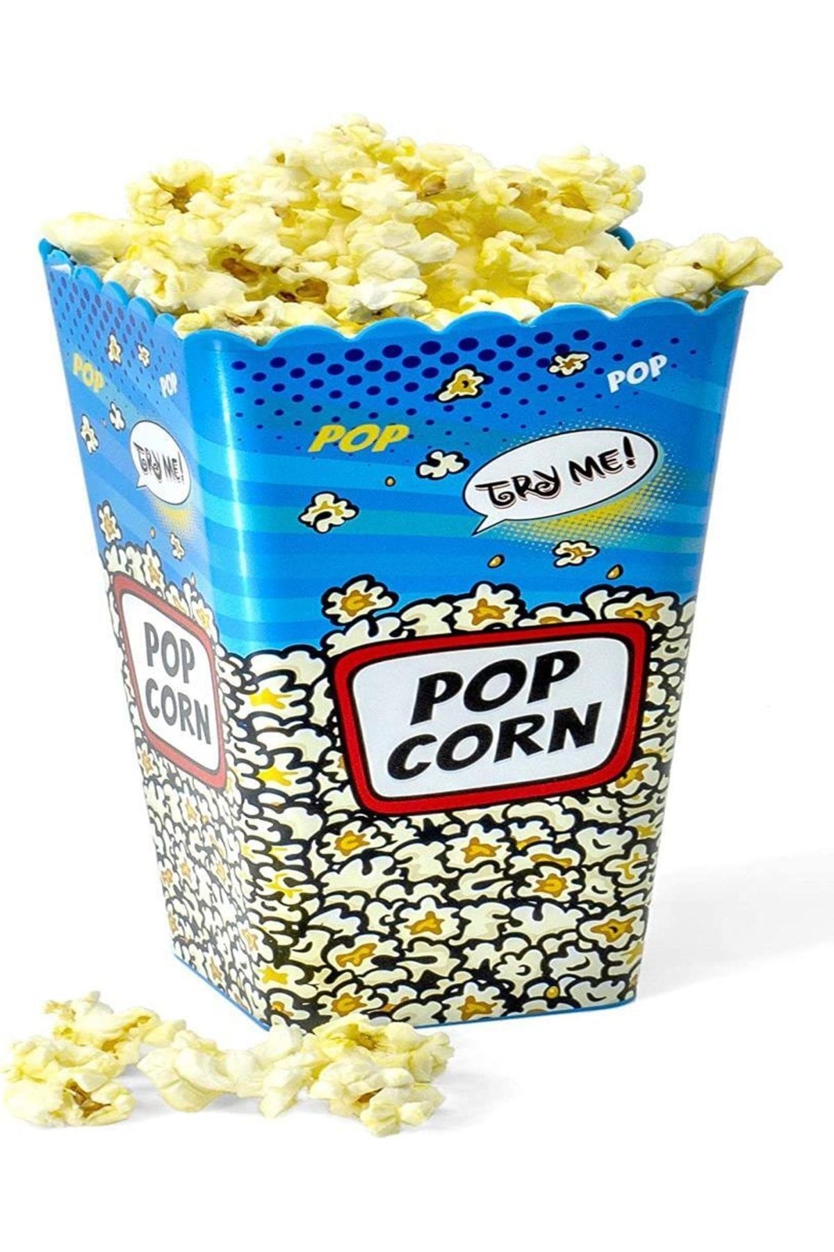 MasterCar Movie Day Xl Mavi Popcorn Patlamış Mısır Kovası Atıştırmalık Cips Kovası Çerezlik Saklama Kabı