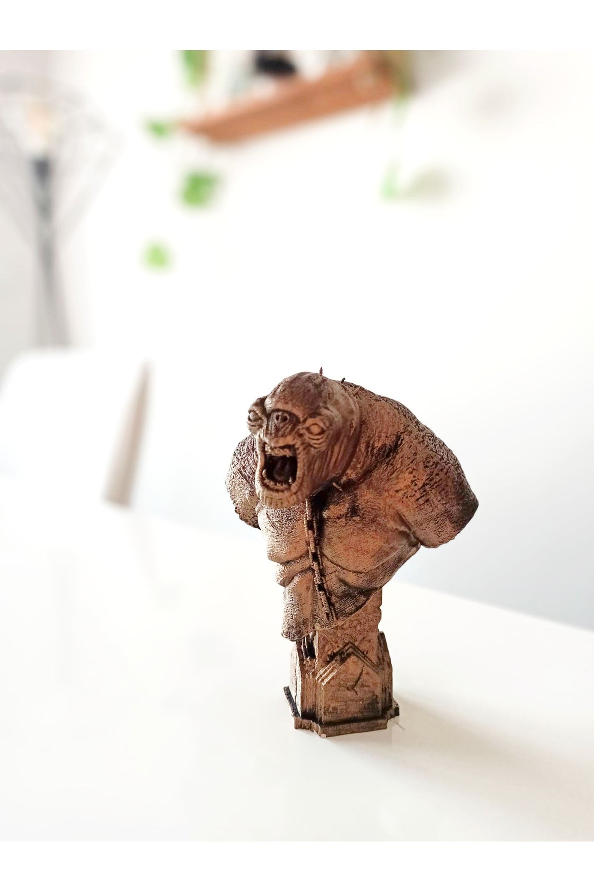 Carbontech 3D Teknolojileri Troll 15cm Yüzüklerin Efendisi Büst Dekoratif Hediyelik Figür Heykelcik
