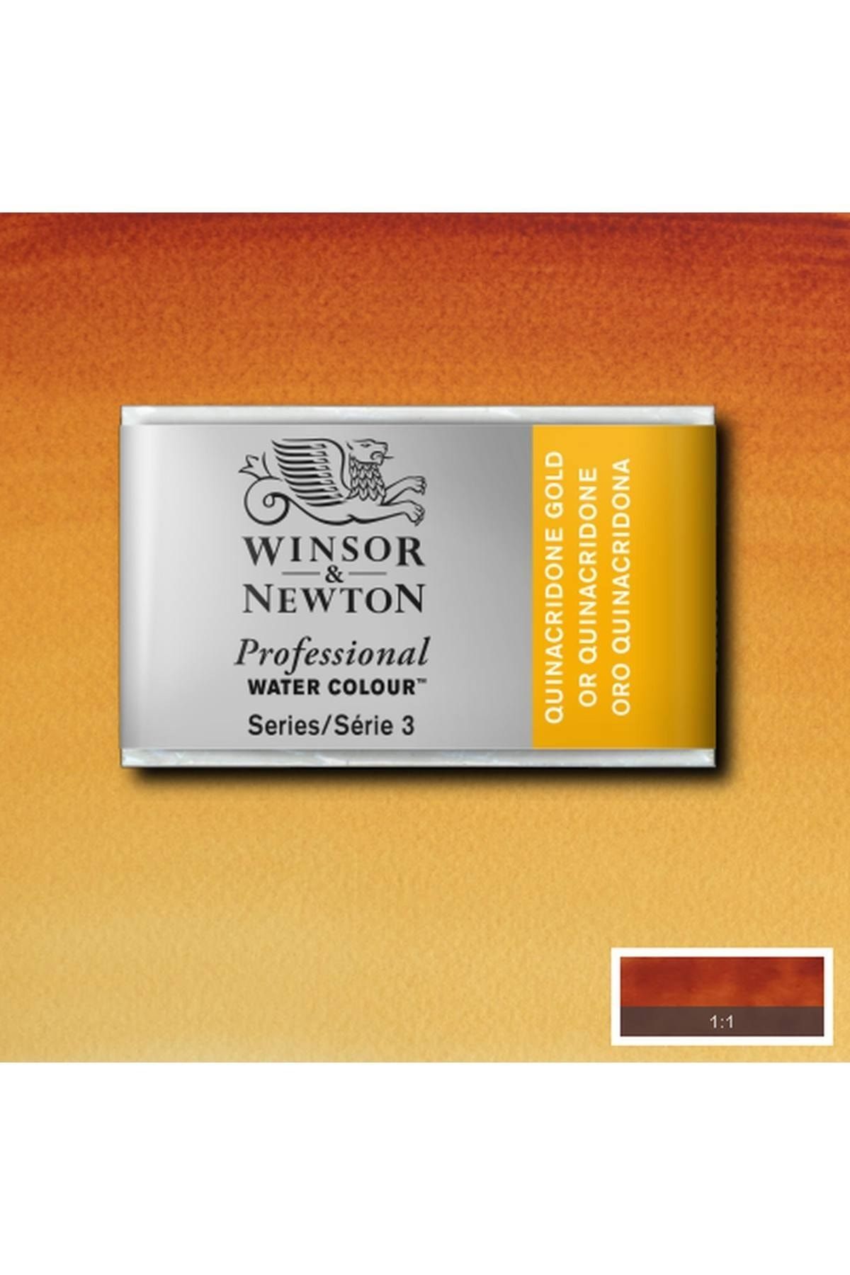 Winsor Newton Winsor & Newton Professional Sulu Boya Tam Tablet Quinacridone Gold 547 S.3
