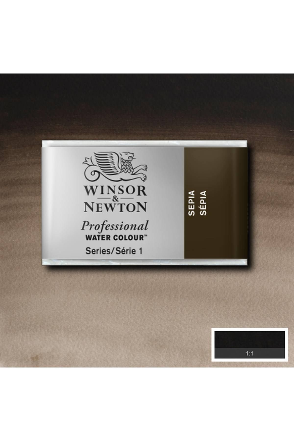 Winsor Newton Winsor & Newton Professional Sulu Boya Tam Tablet Sepia 609 S.1