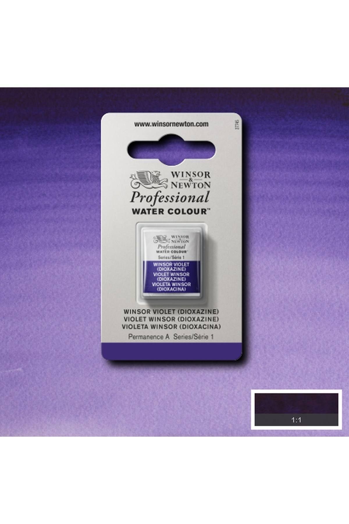 Winsor Newton Winsor & Newton Professional Sulu Boya Yarım Tablet Winsor Violet (dioxazine) 733 S.1
