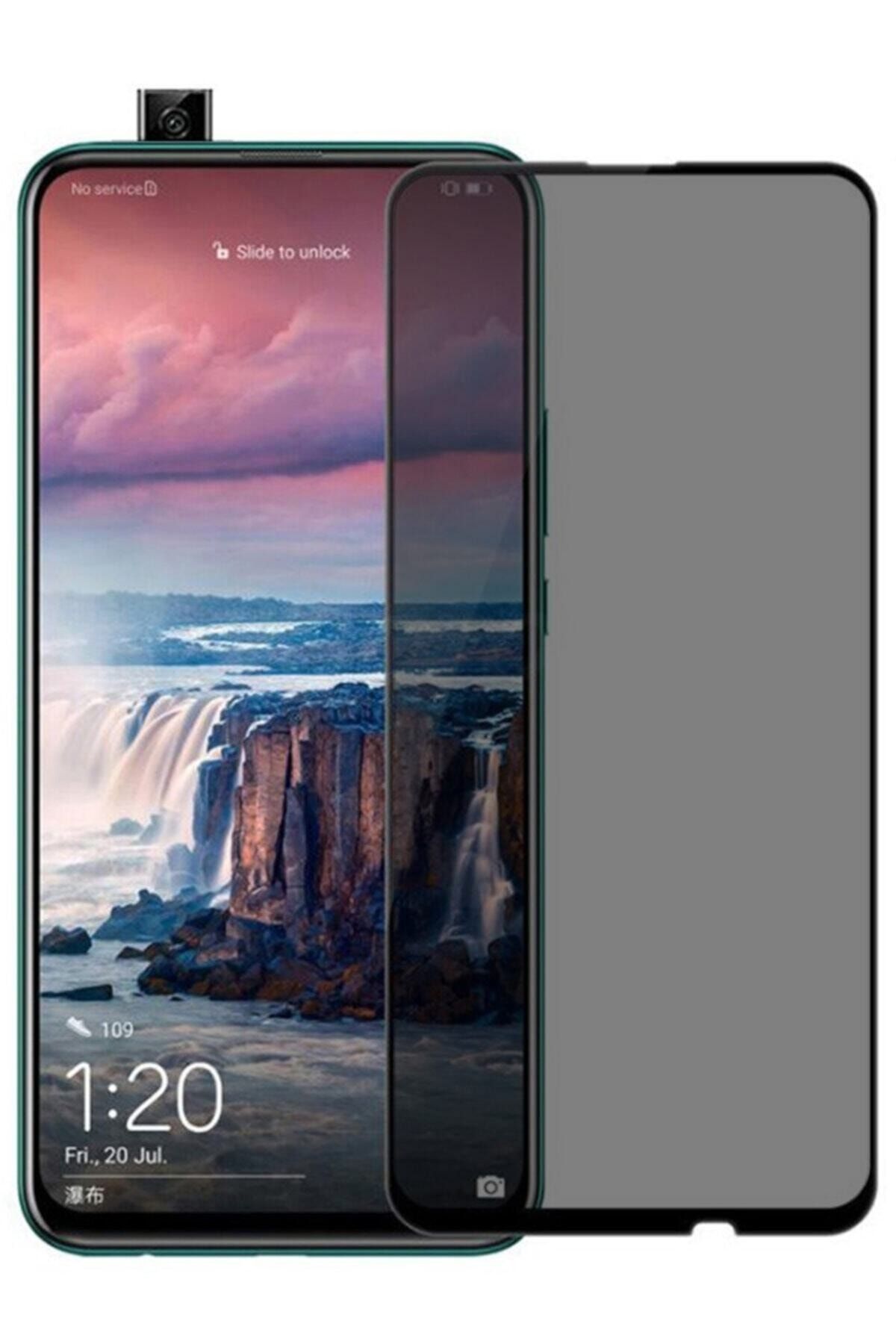 Huawei For Y9 Prime 2019 Gizli Hayalet Ekran Koruyucu Kırılmaz Cam