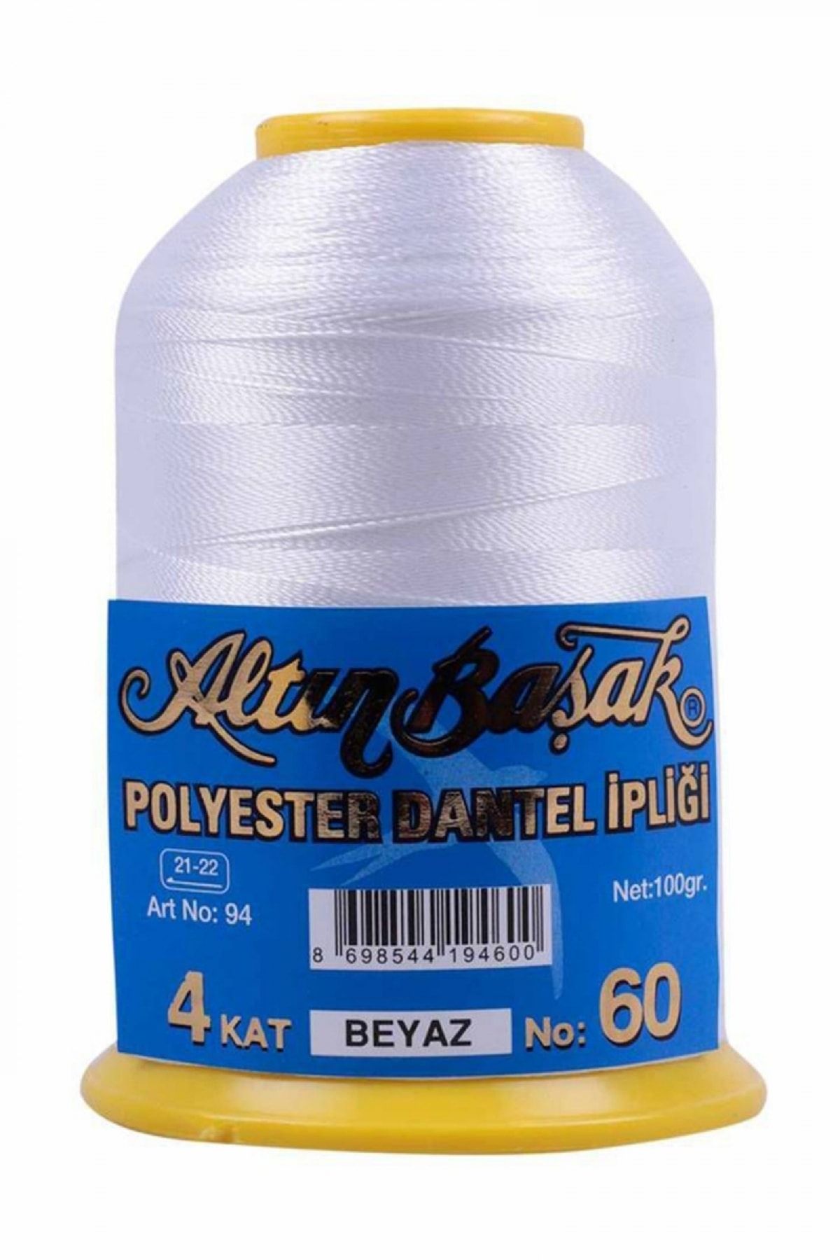 Altınbaşak Polyester 350 Gr.dantel Ipliği 60 No Beyaz