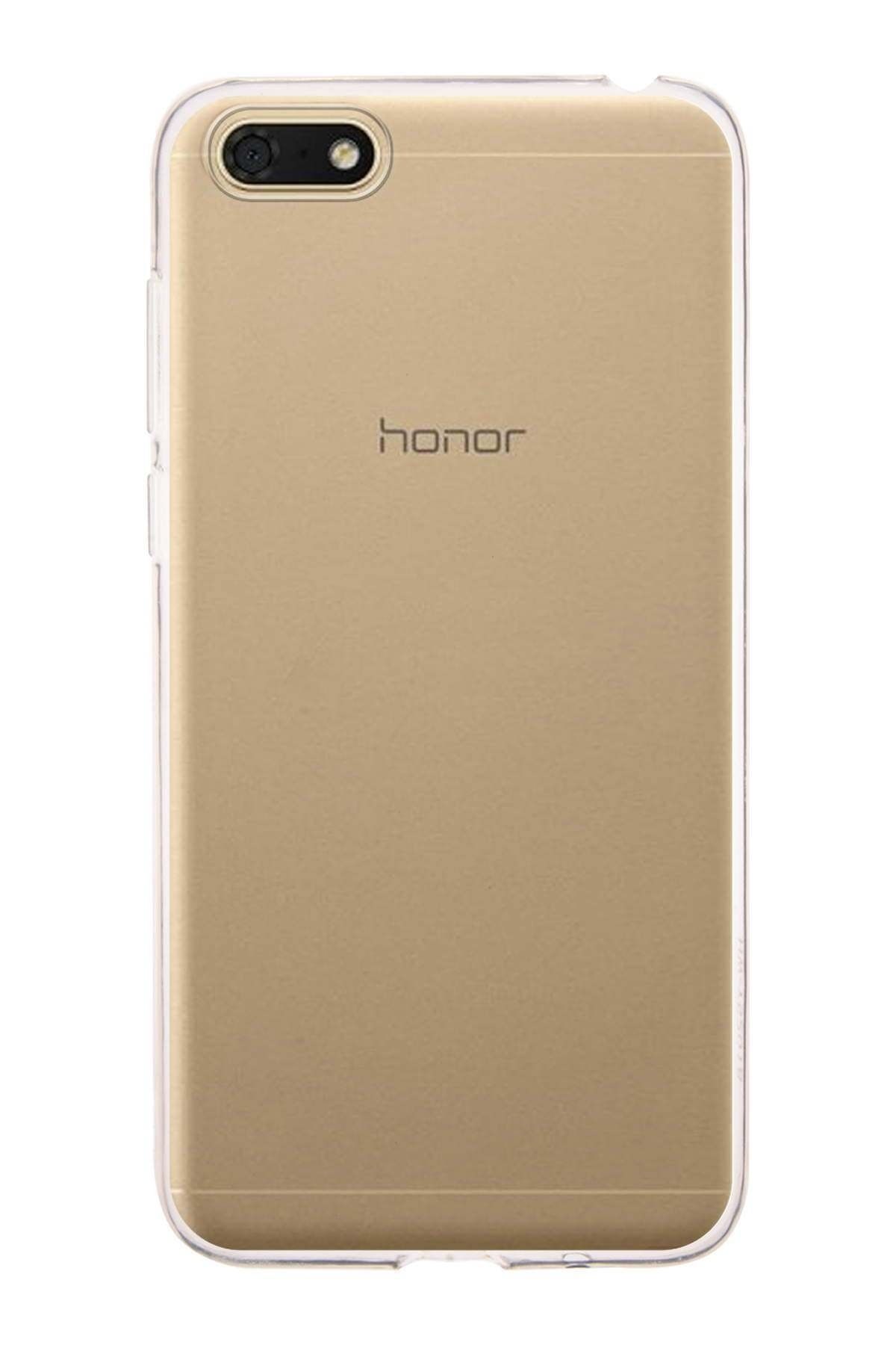 KZY İletişim Huawei Honor 7s Kapak 1mm Şeffaf Silikon Kılıf