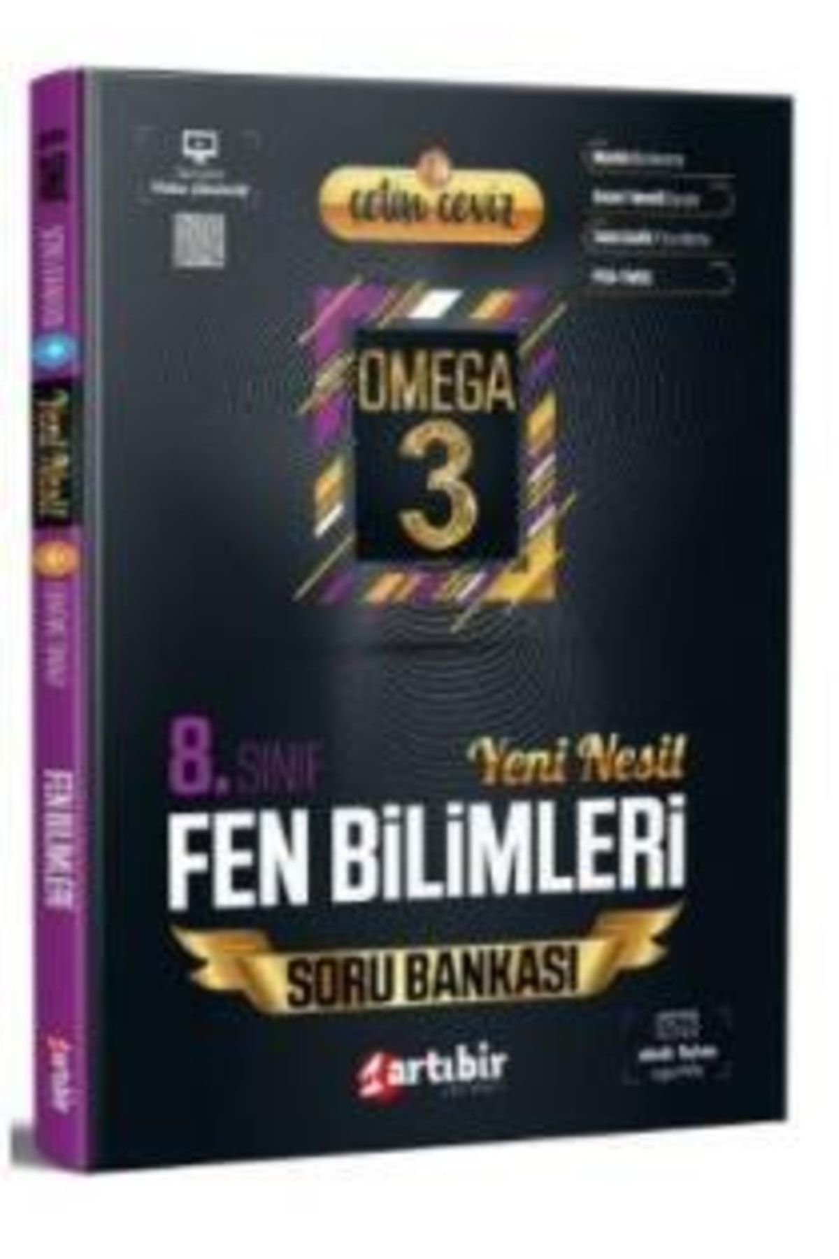 Artıbir Yayınları Artıbir 8. Sınıf Çetin Ceviz Omega 3 Fen Bilimleri Soru Bankası