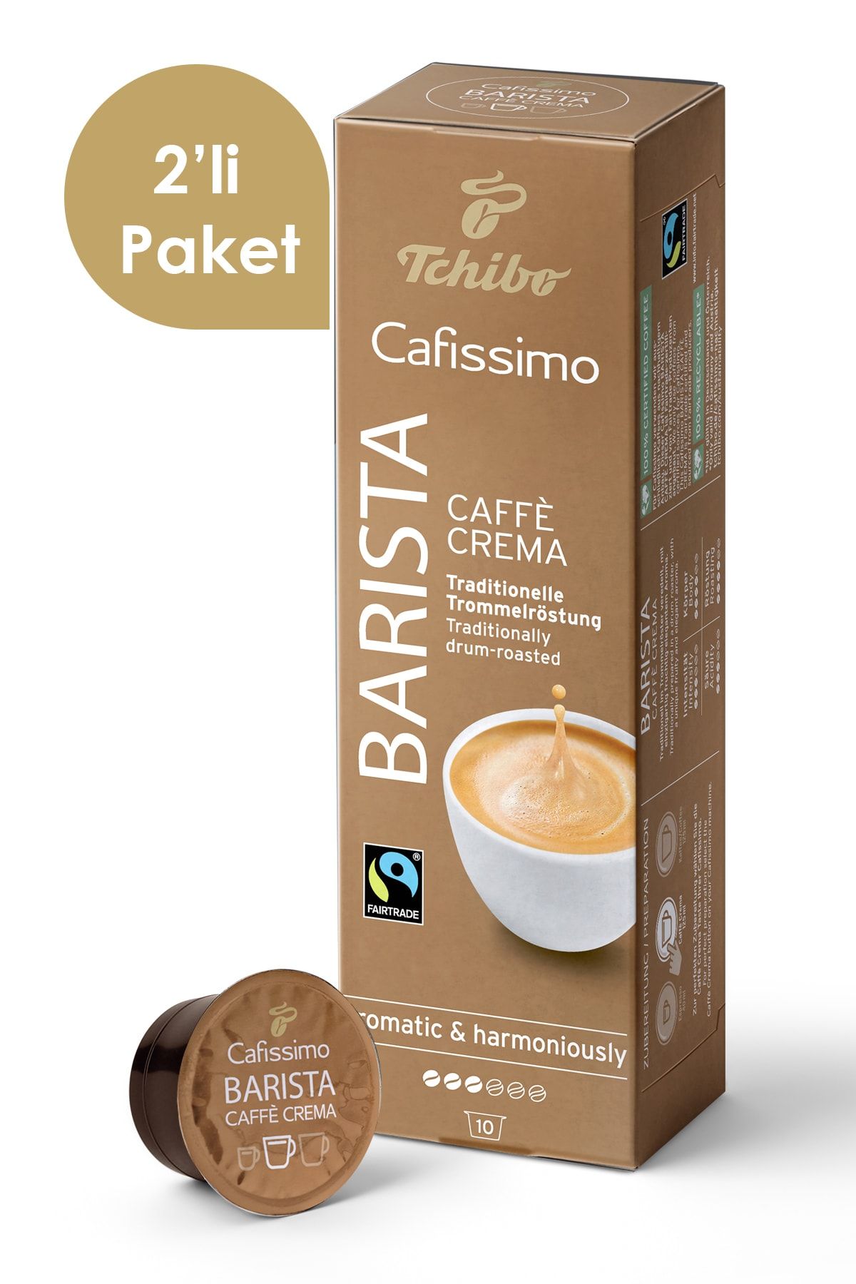 Tchibo Cafissimo Barista Caffè Crema 2x10 Adet Kapsül Kahve