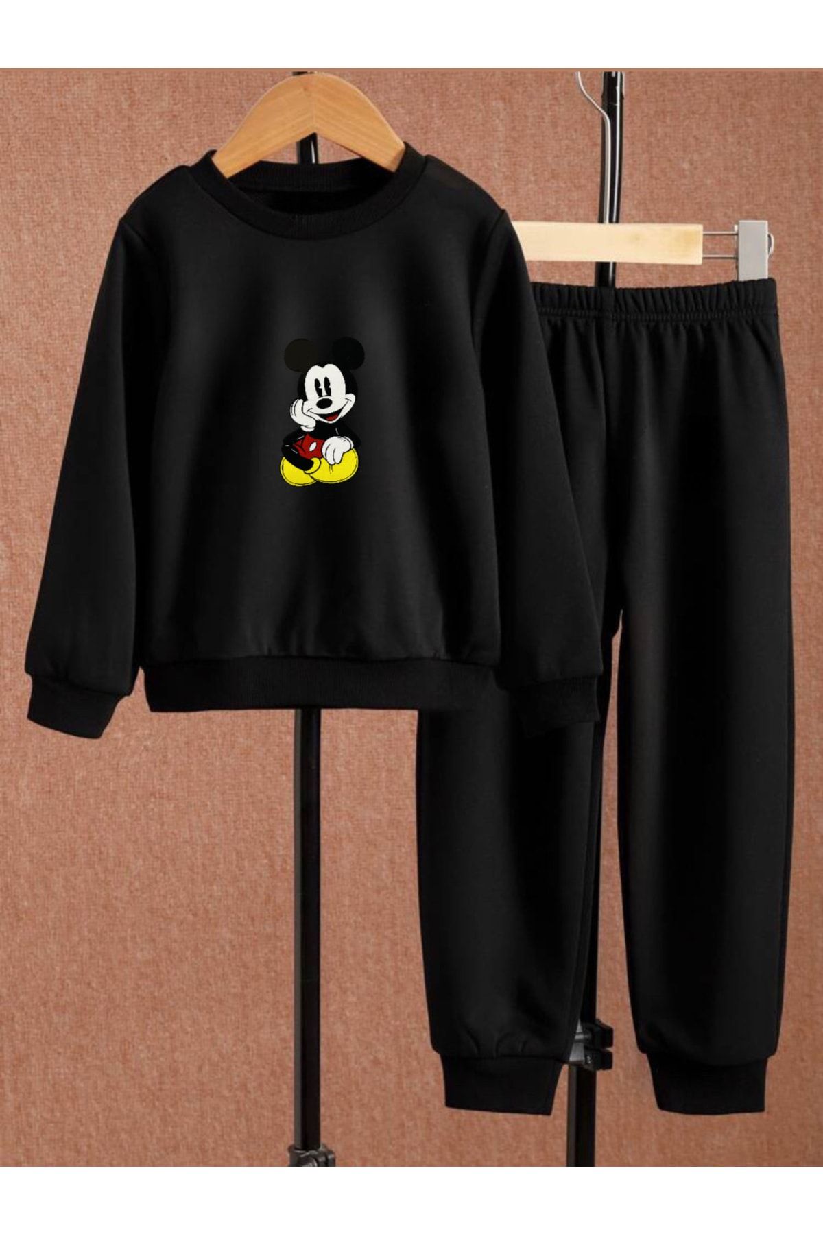My Blog Çocuk Mickey Mouse Baskılı Eşofman Takımı
