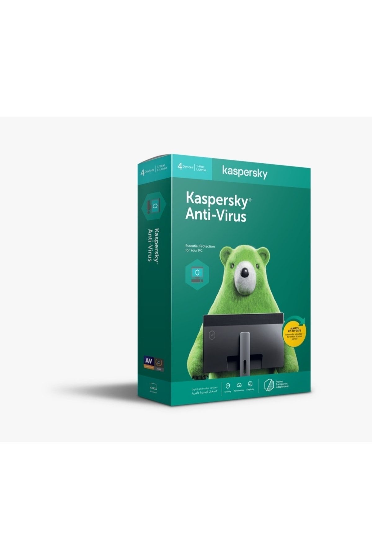 Kaspersky Anti Virus Türkçe - 3 Bilgisayar 1 Yıl