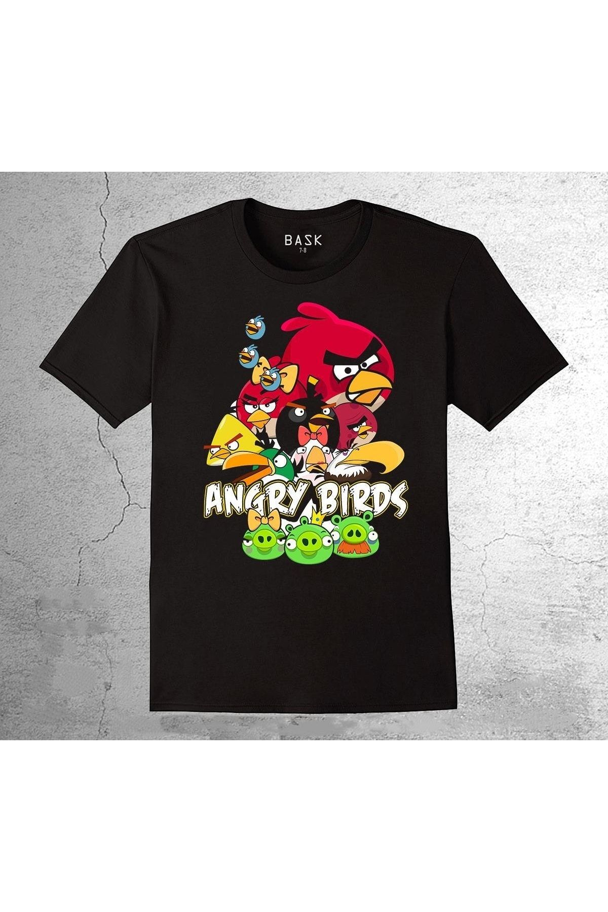 baskwear Angry Birds Kızgın Kuşlar Tişört Çocuk T-shirt