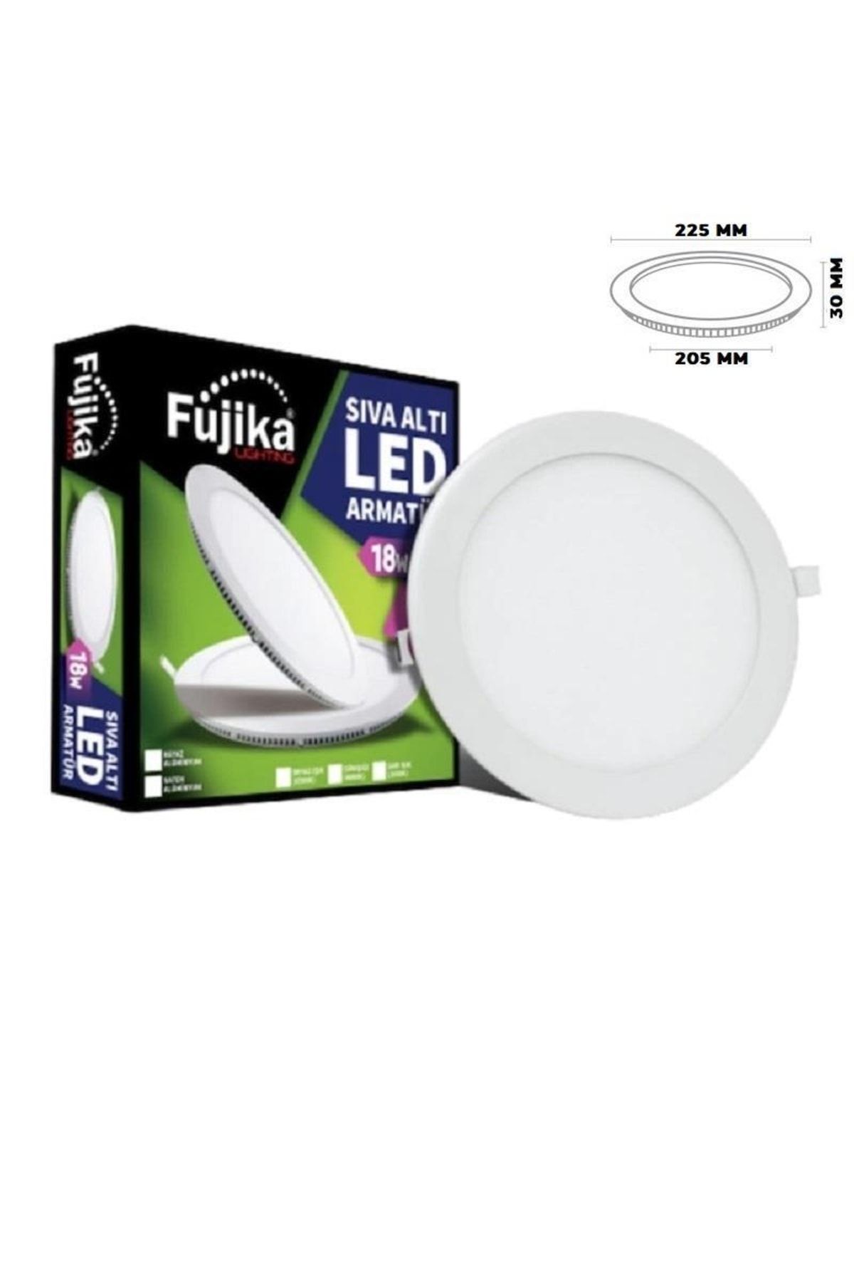 Fujika 18w Sıva Altı Led Panel Beyaz Kasa Sarı Işık