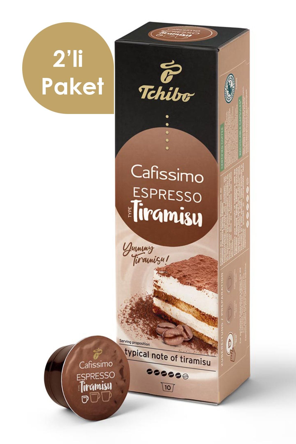 Tchibo Cafissimo Espresso Tiramisu 2x10 Adet Kapsül Kahve