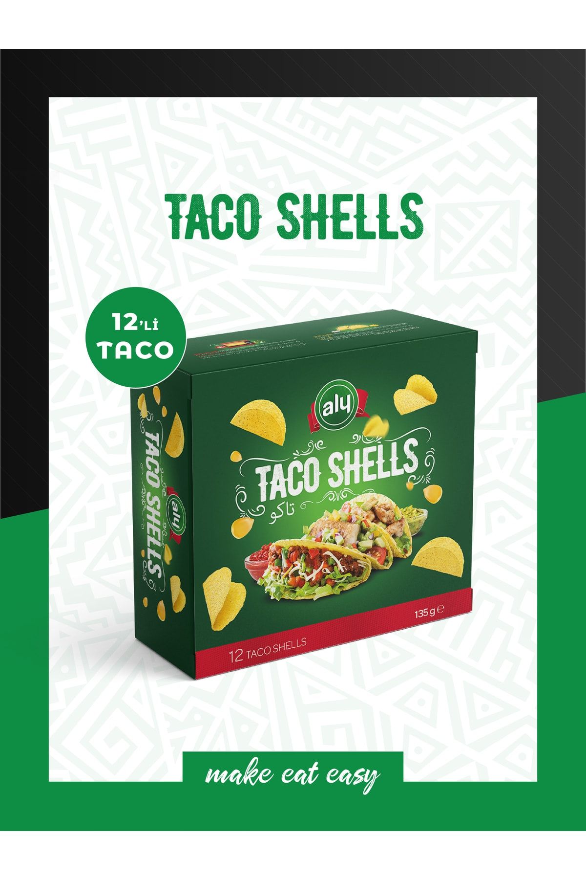 Aly Taco Shells 12'li Paket 135 g