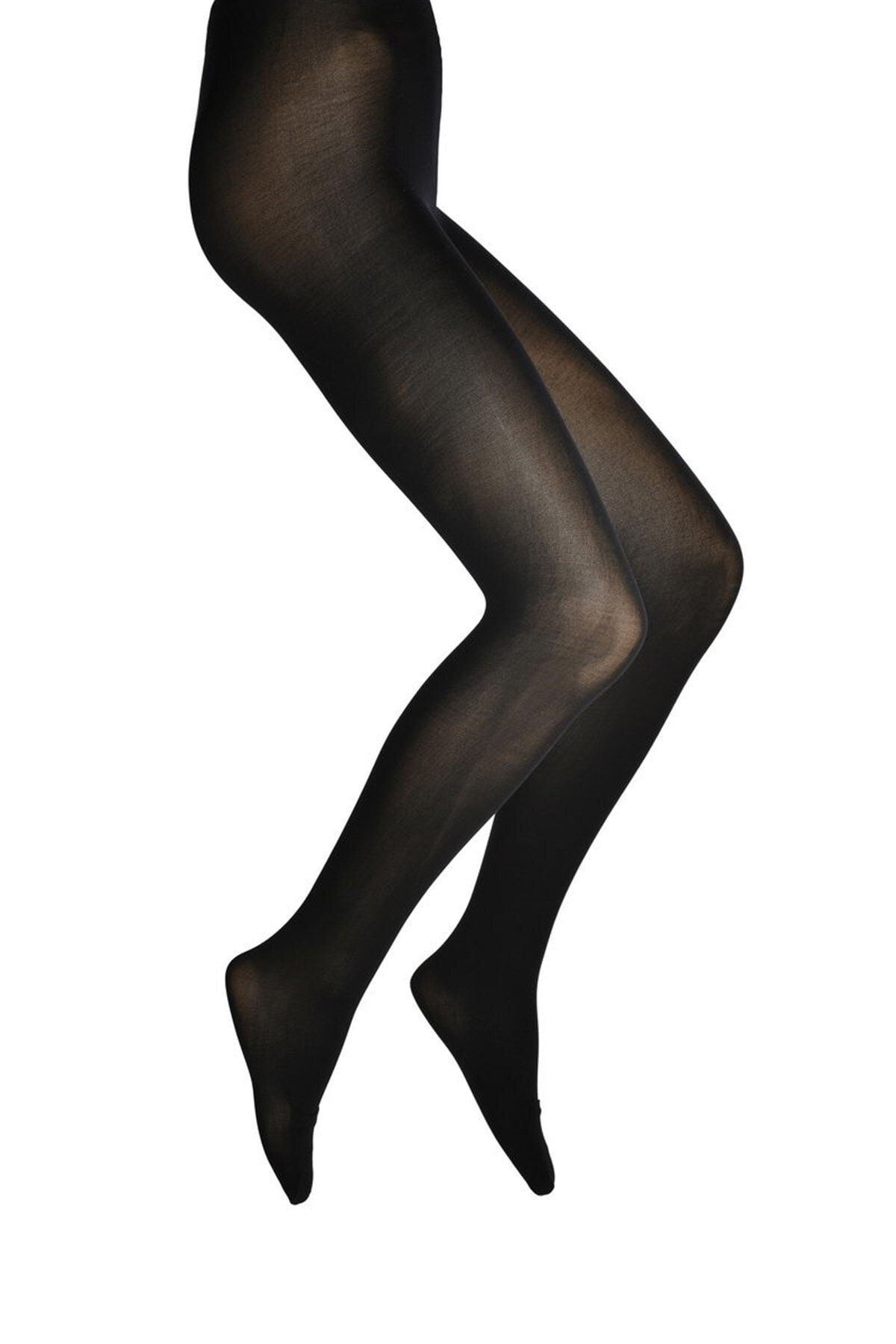 DORE Kadın Siyah Burnu Açılabilen Külotlu Abdest Çorabı
