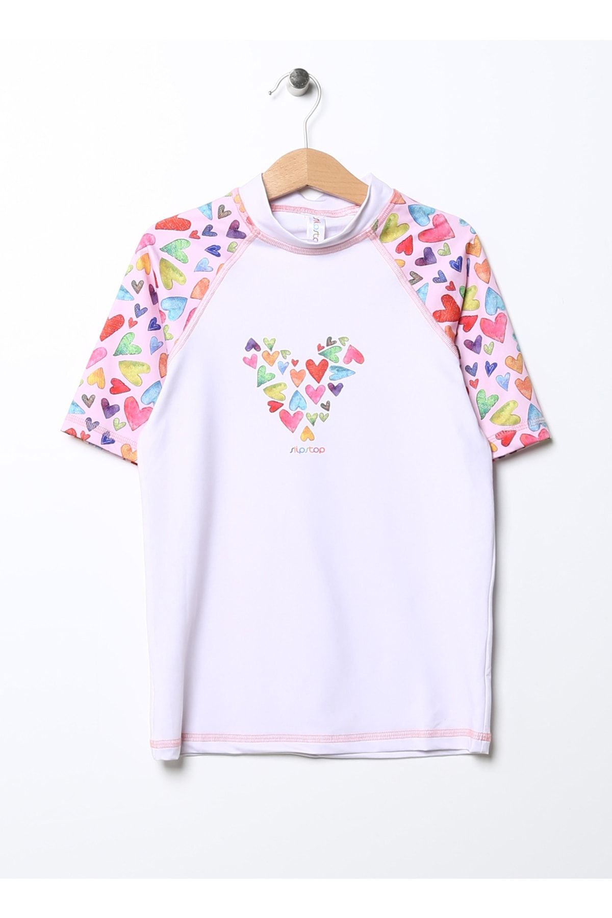 SLIPSTOP Baskılı Çok Renkli Kız Çocuk T-shirt