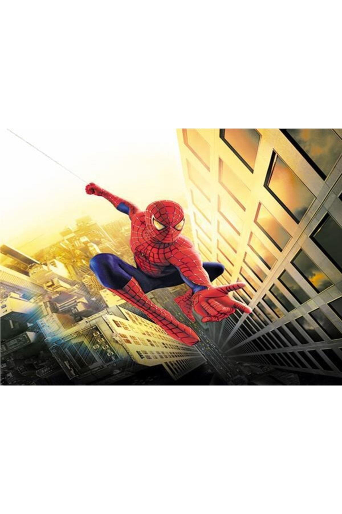 EkoDekor 3boyutluduvarkagitlari Örümcek Adam Spiderman 3d Çocuk Odası Duvar Kağıdı Kanvas Tek Parca