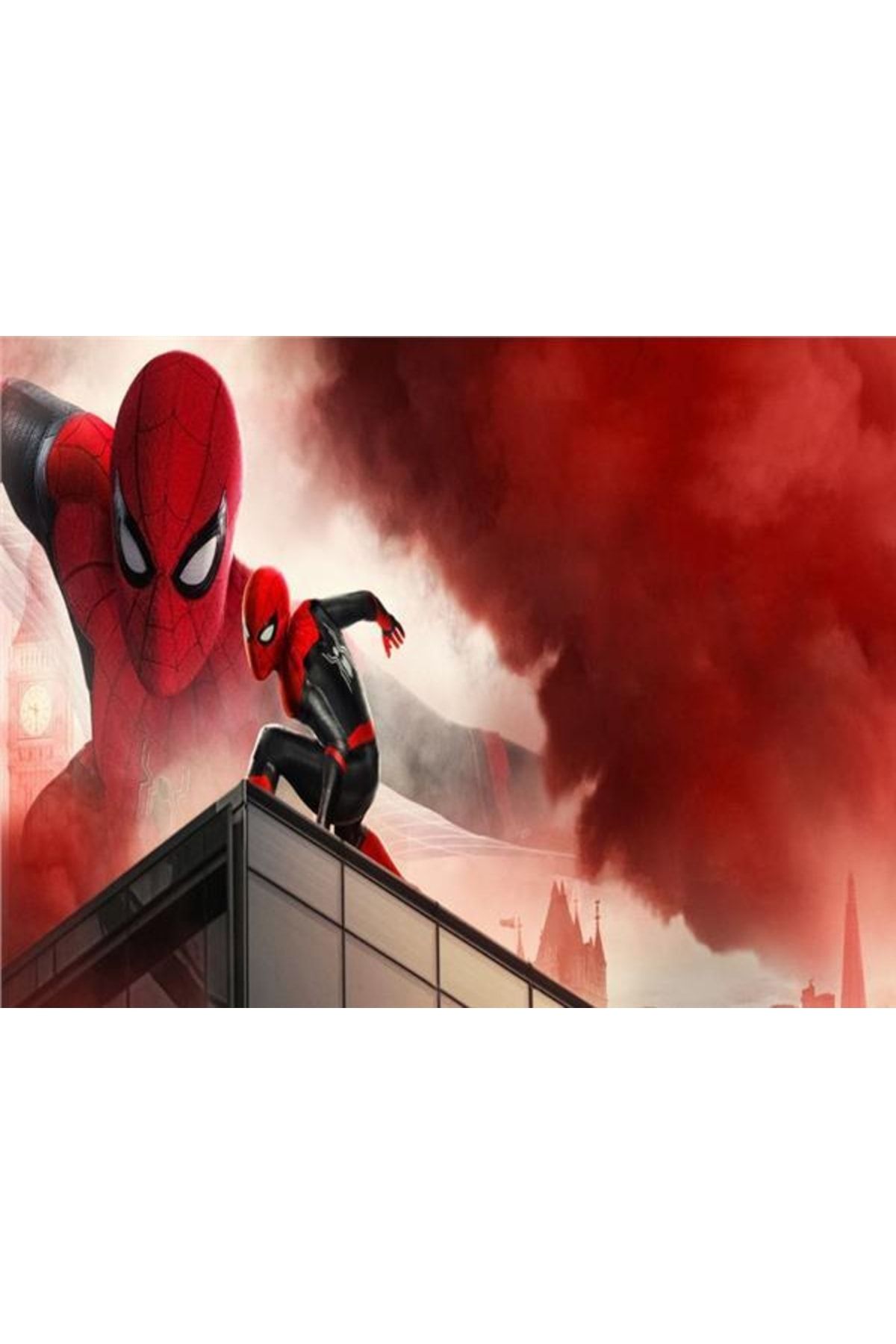 EkoDekor 3Boyutlu Duvar Kagitlari Örümcek Adam Spiderman 3d Çocuk Odası Duvar Kağıdı Kanvas Tek Parca