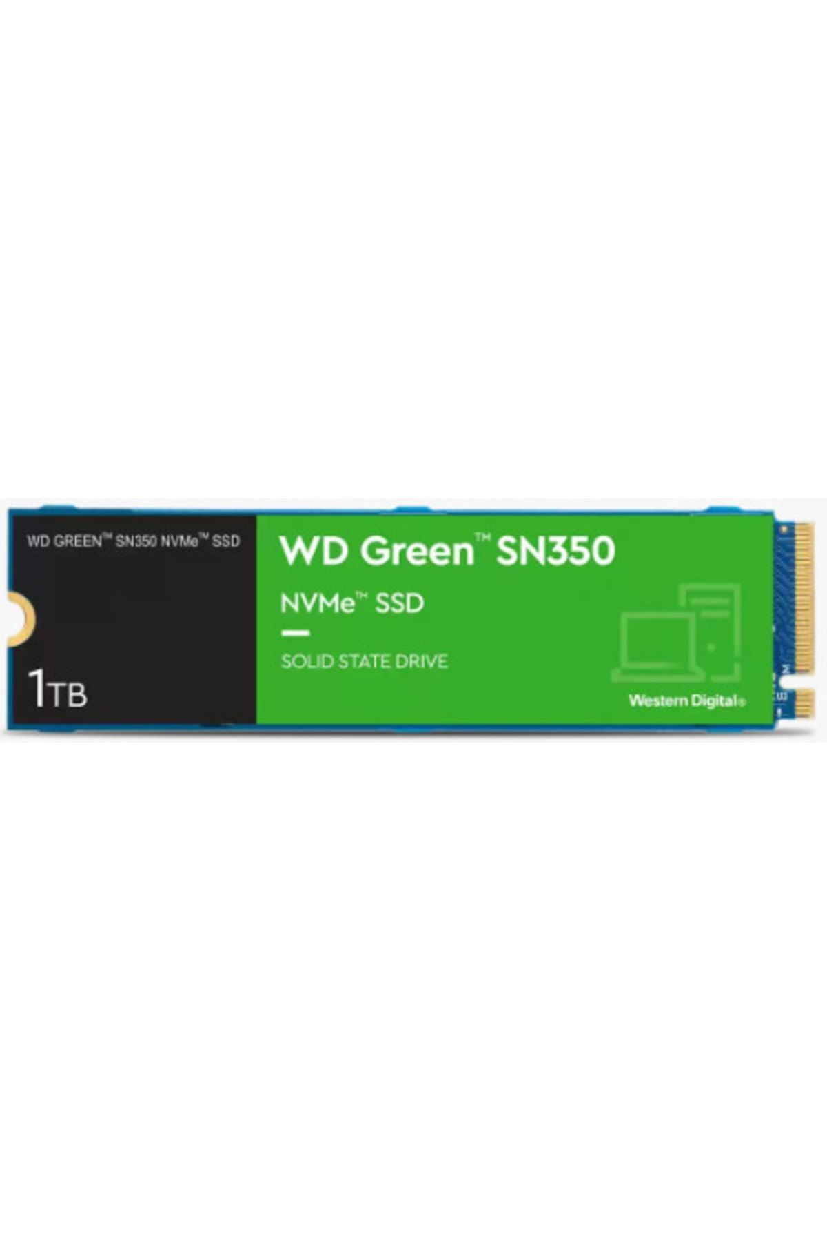WD 1tb Green M.2 Nvme Sn350 3200/2500mb/s S100t3g0c Ssd
