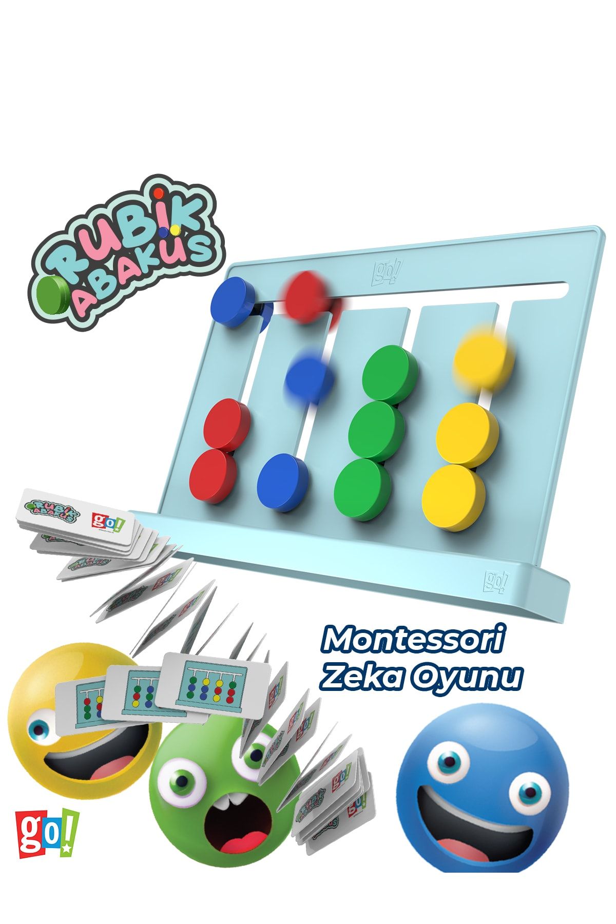 Go Toys Rubik Abaküs Montessori Zeka Oyunu Eğitici Oyuncak
