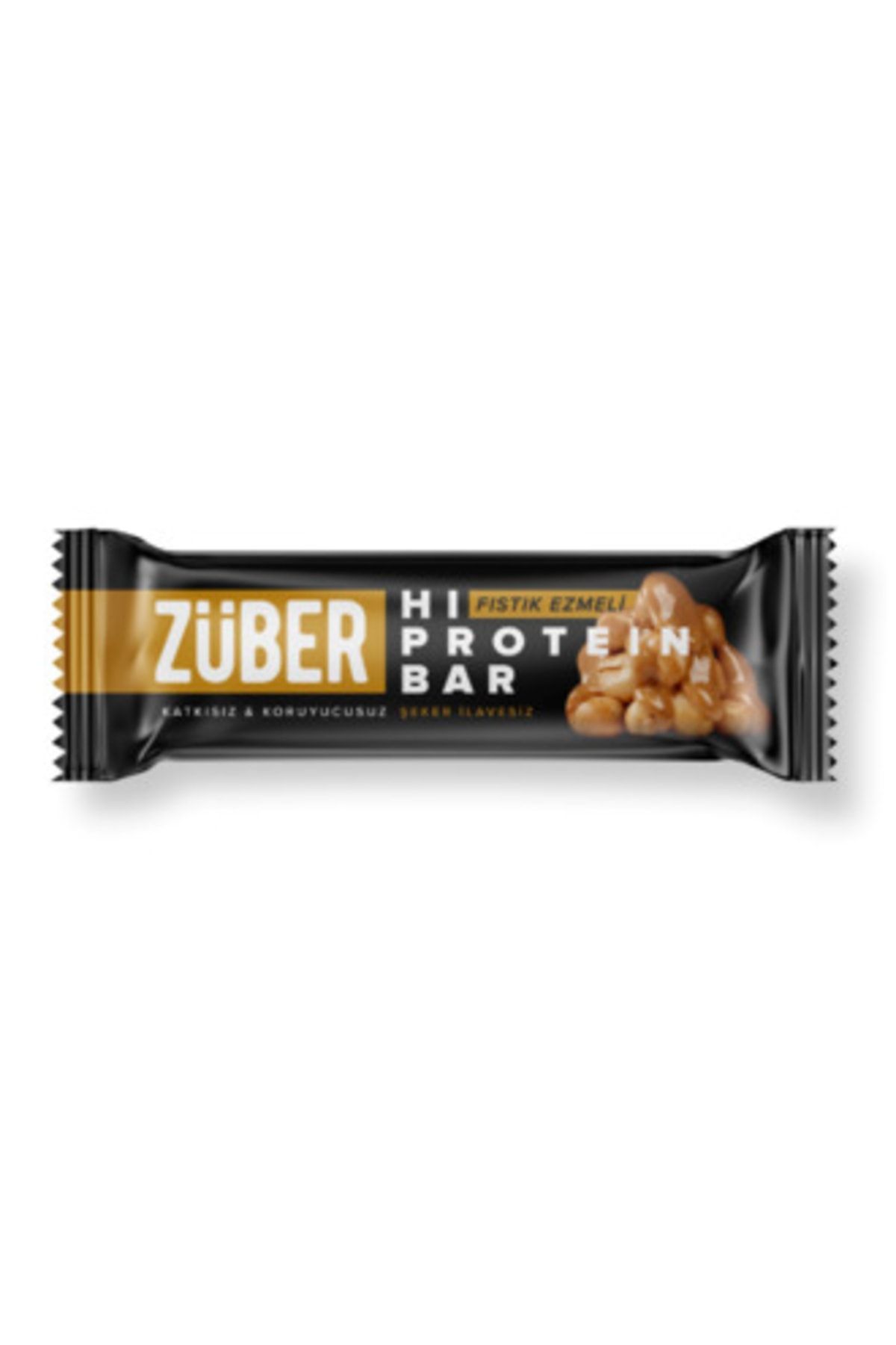 Züber Şeker Ilavesiz Fıstık Ezmeli Hi-protein Bar 45 G ( 2 Adet )