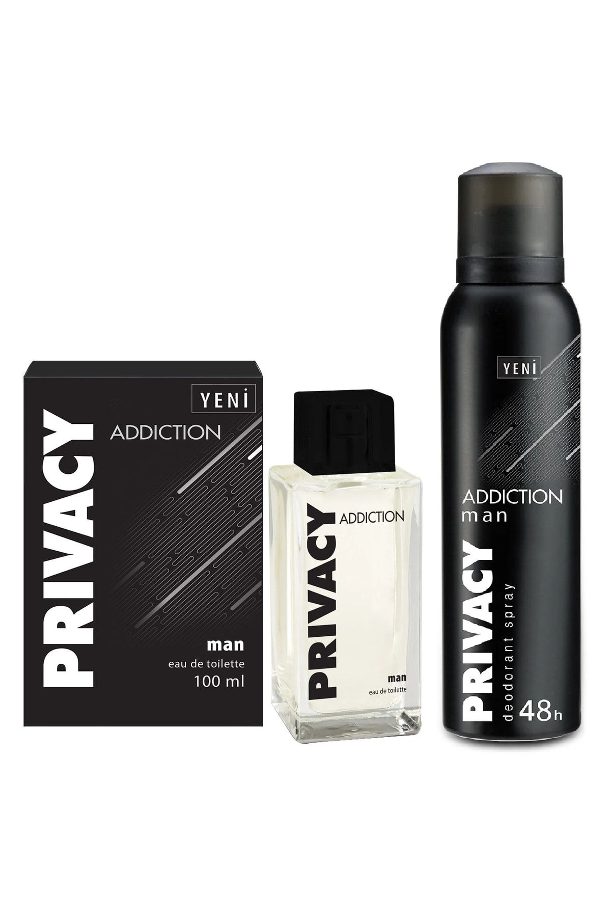 Privacy Addiction Man Edt 100 Ml + Deodorant 150ml