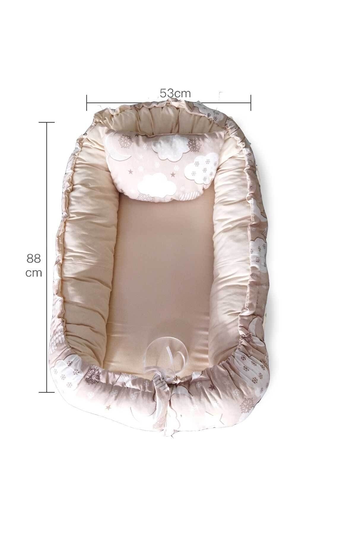 RevuBaby Baby Nest Lüx Tasarım Ortopedikjaju-babynest Bebek Yatağı Anne Yanı Bebek Yatağı