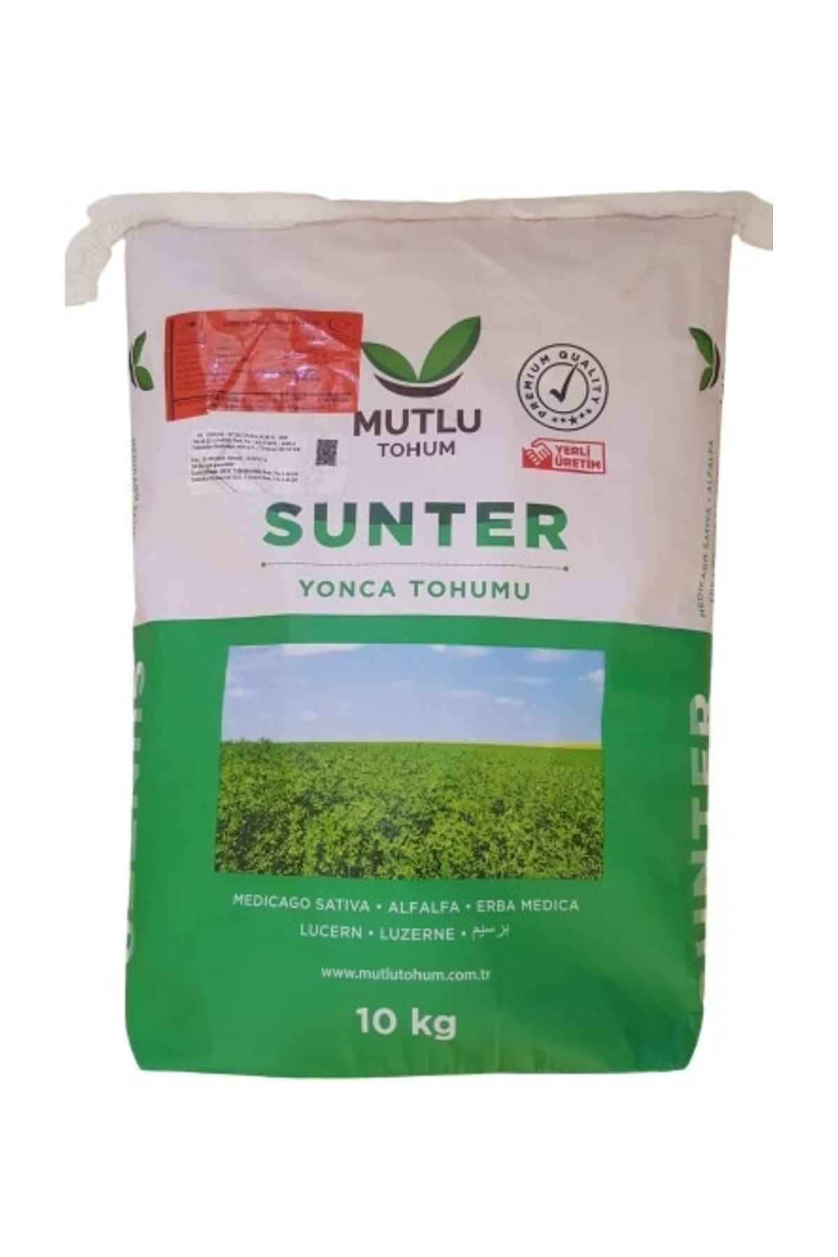 MUTLU TOHUM Yonca Tohumu Sunter Kaplamalı-sertifikalı (3 KG)