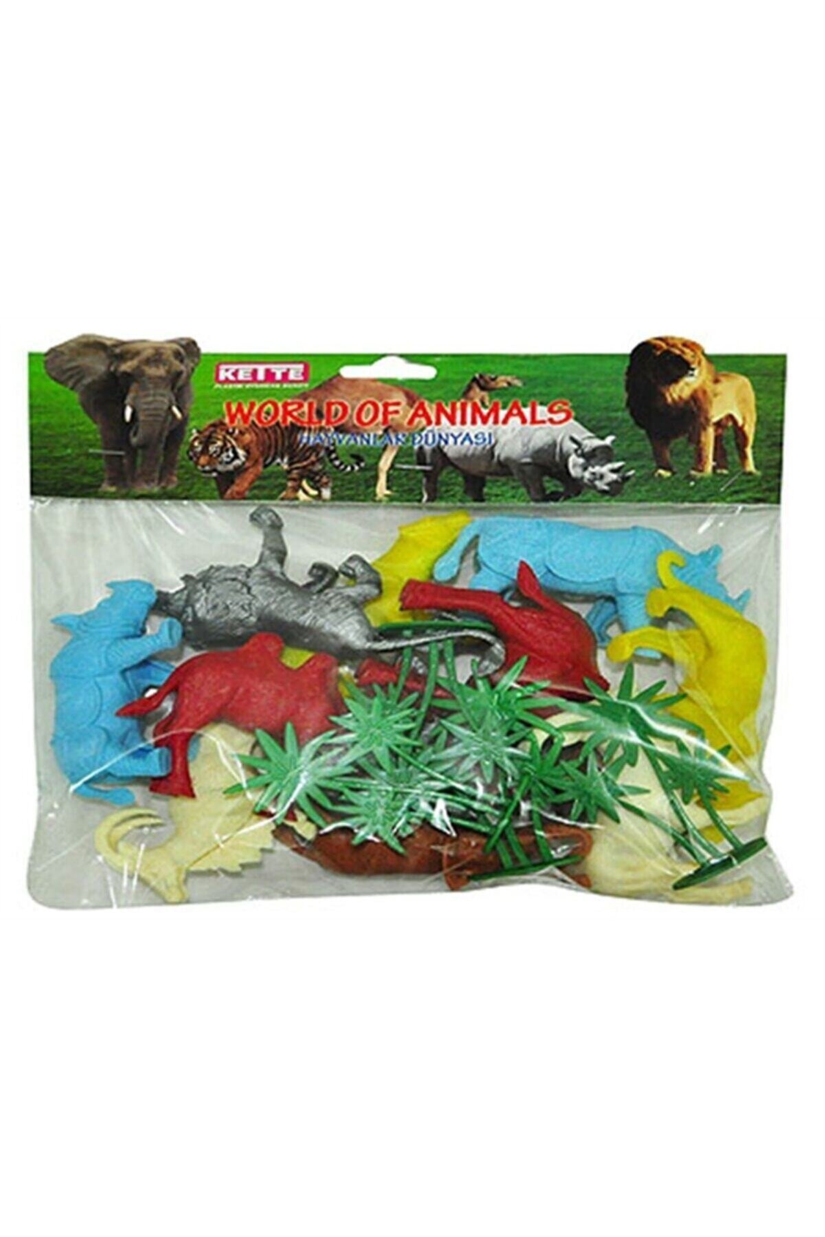 Kette Toys 12'li Oyuncak Vahşi Hayvan Seti