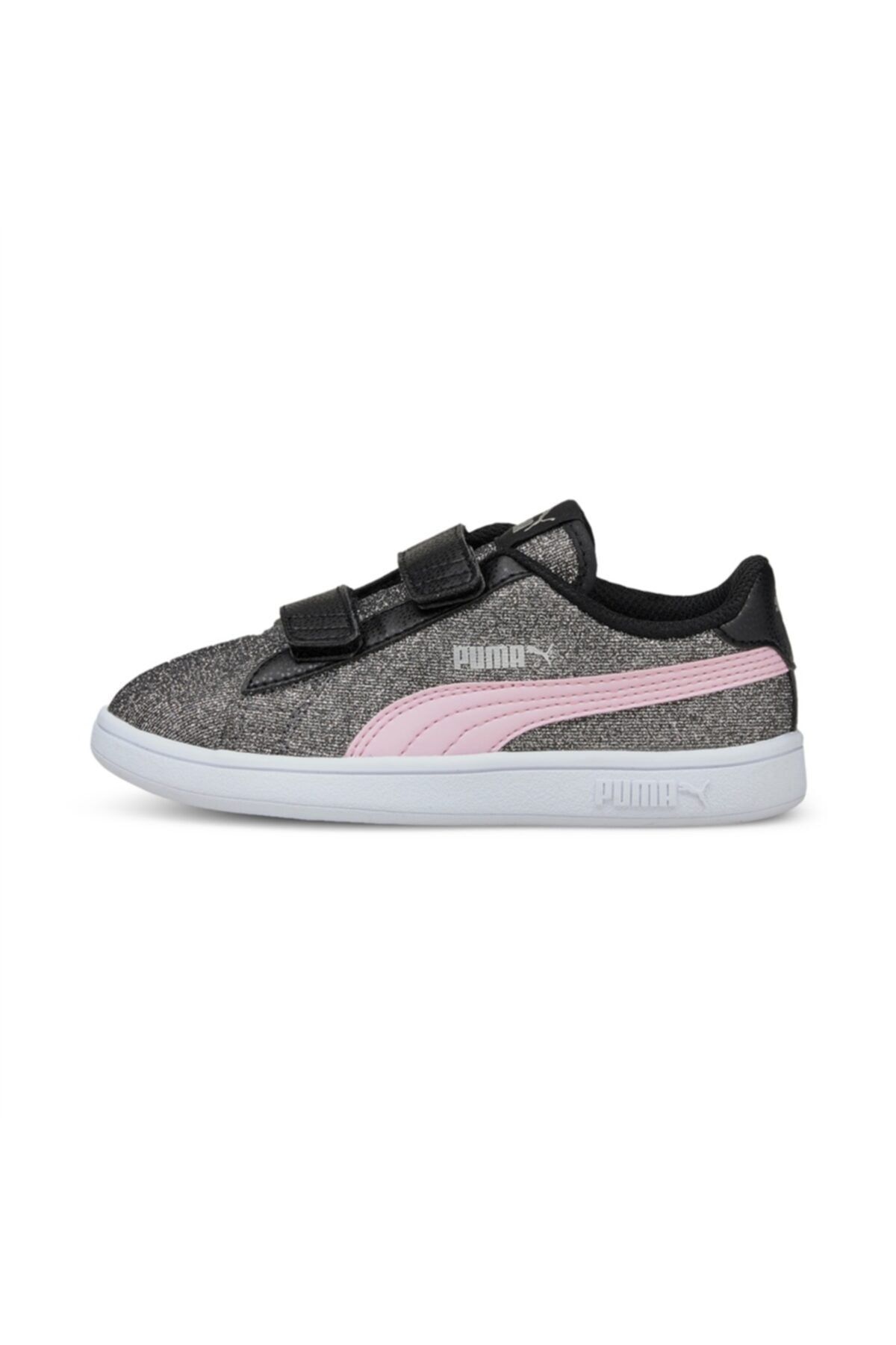 Puma SMASH V2 GLITZ GLAM Siyah Kız Çocuk Sneaker Ayakkabı 101085094