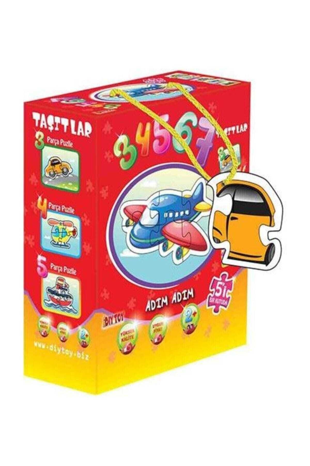 DIY Toys Puzzle Taşıtlar 25 Parça