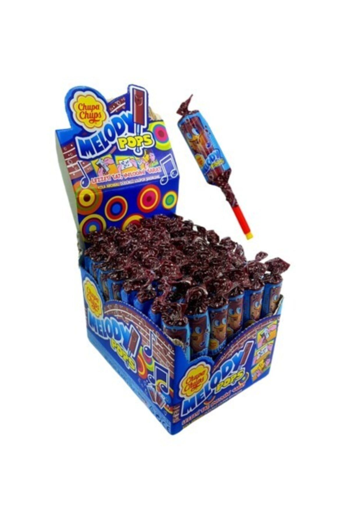 Chupa Chups Melody Pops Cola*yeni Düdüklü Şeker X 48 Adet