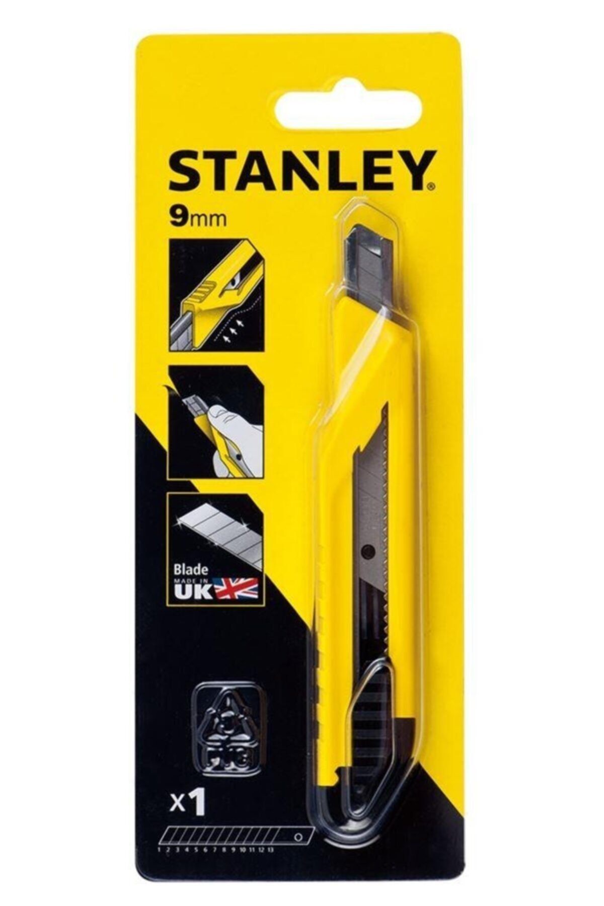 Stanley Maket Bıçağı 9 mm Stht102638