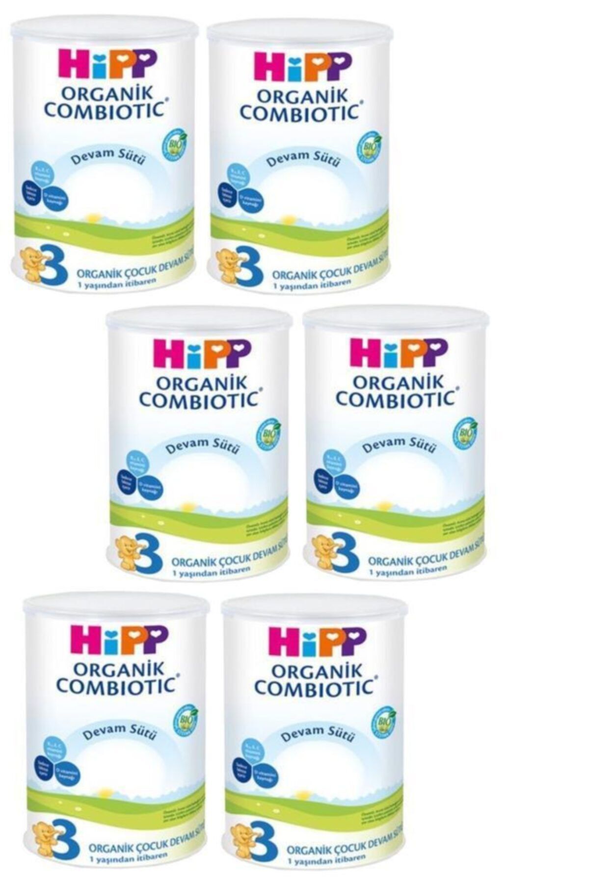 Hipp Organik Combiotic Devam Sütü 3 Numara 350 gr X 6 Adet Stt 10-2024