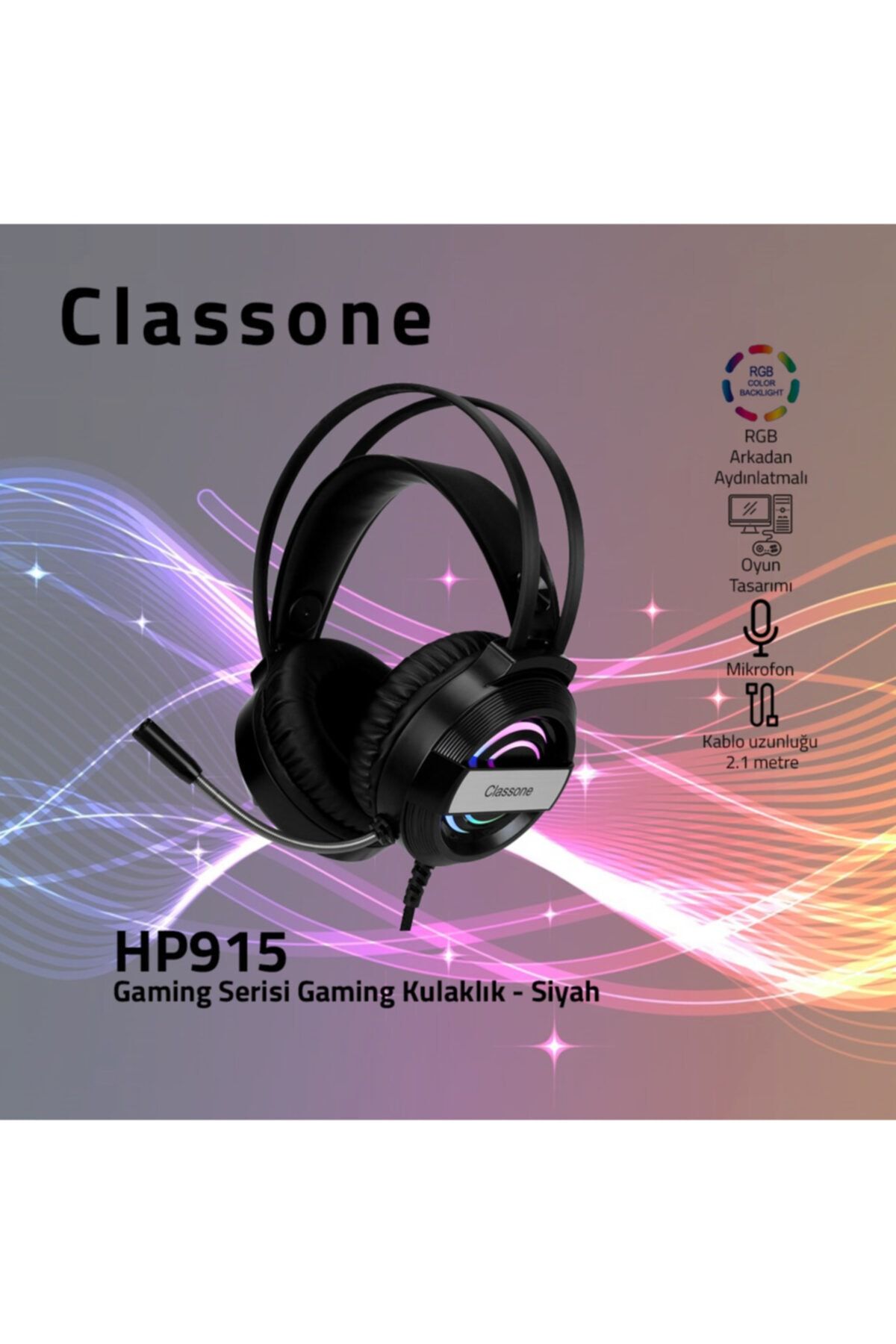 Classone Hp915, Rgb, 7.1 Surround Gaming Kulaklık