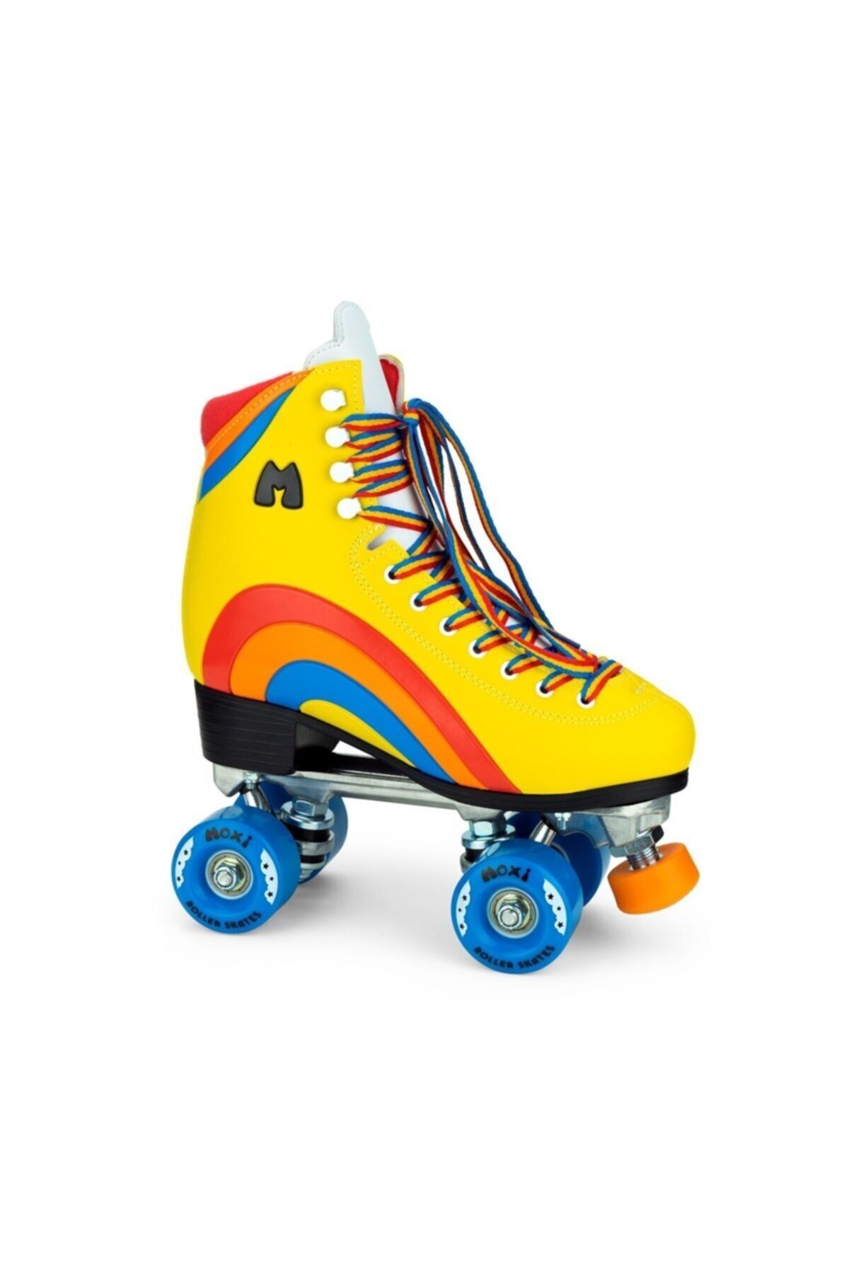 Moxi Skates Rainbow Rider Yellow Quad Paten