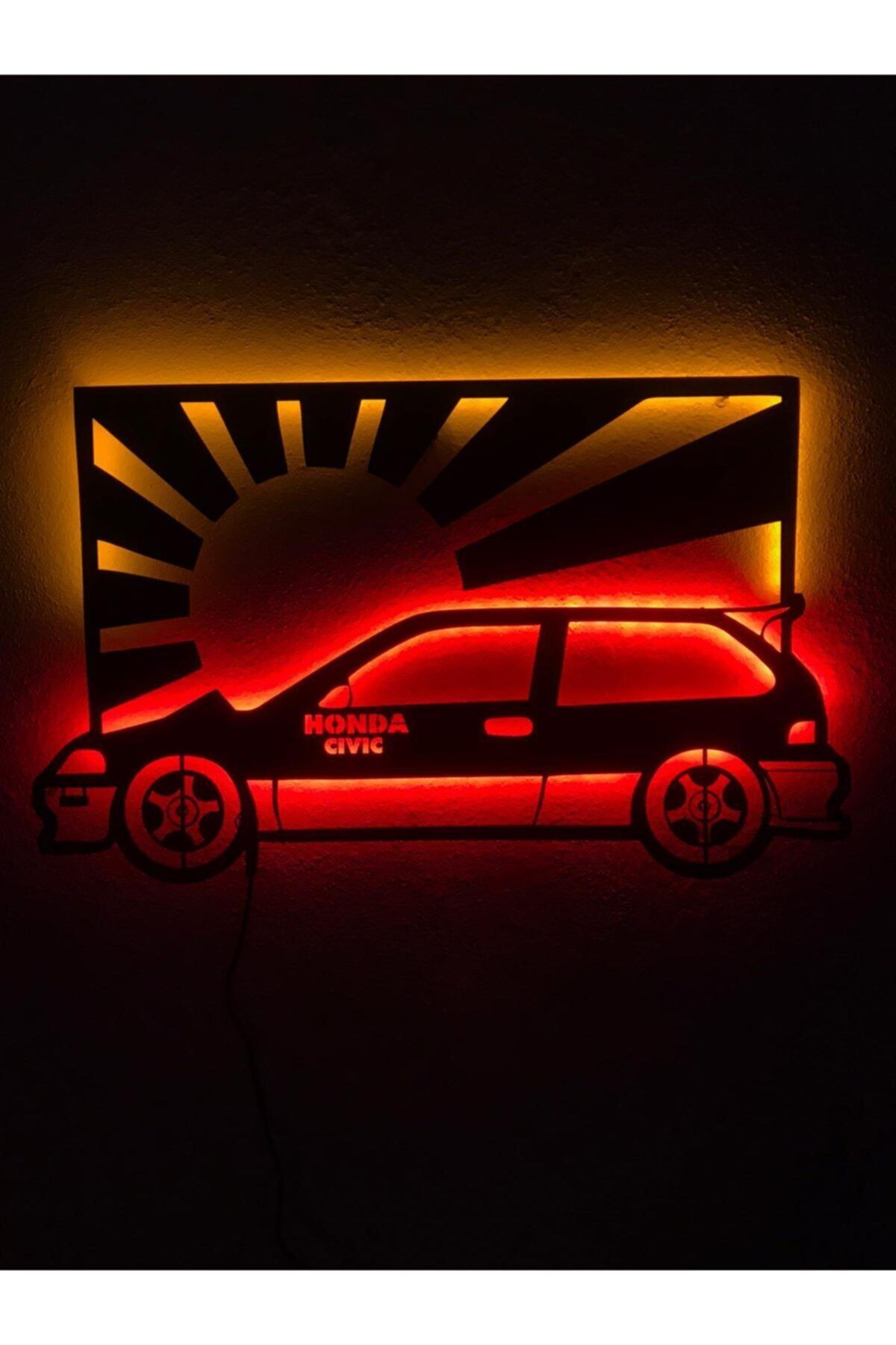 dekoraven Honda Civic Hb Işıklı Tablo