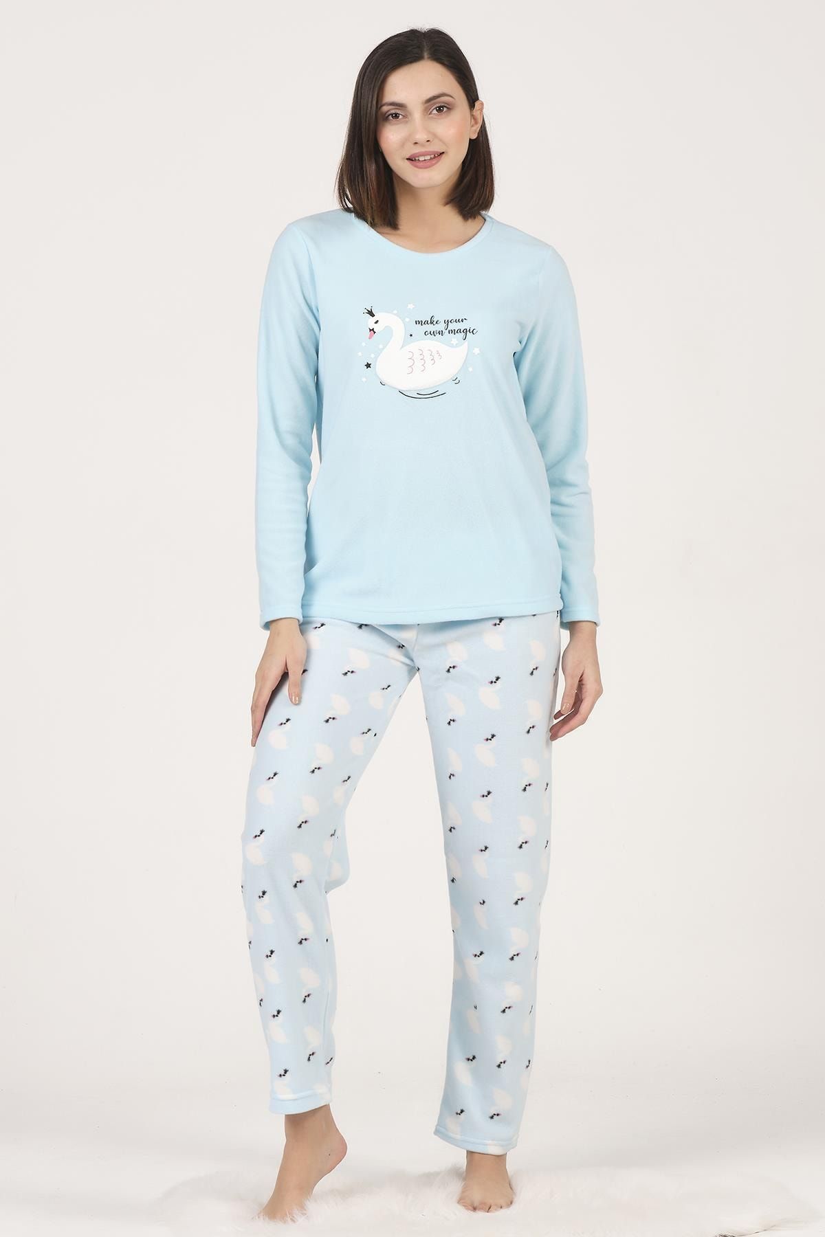 DOFİ Kadın Polar Pijama Takımı