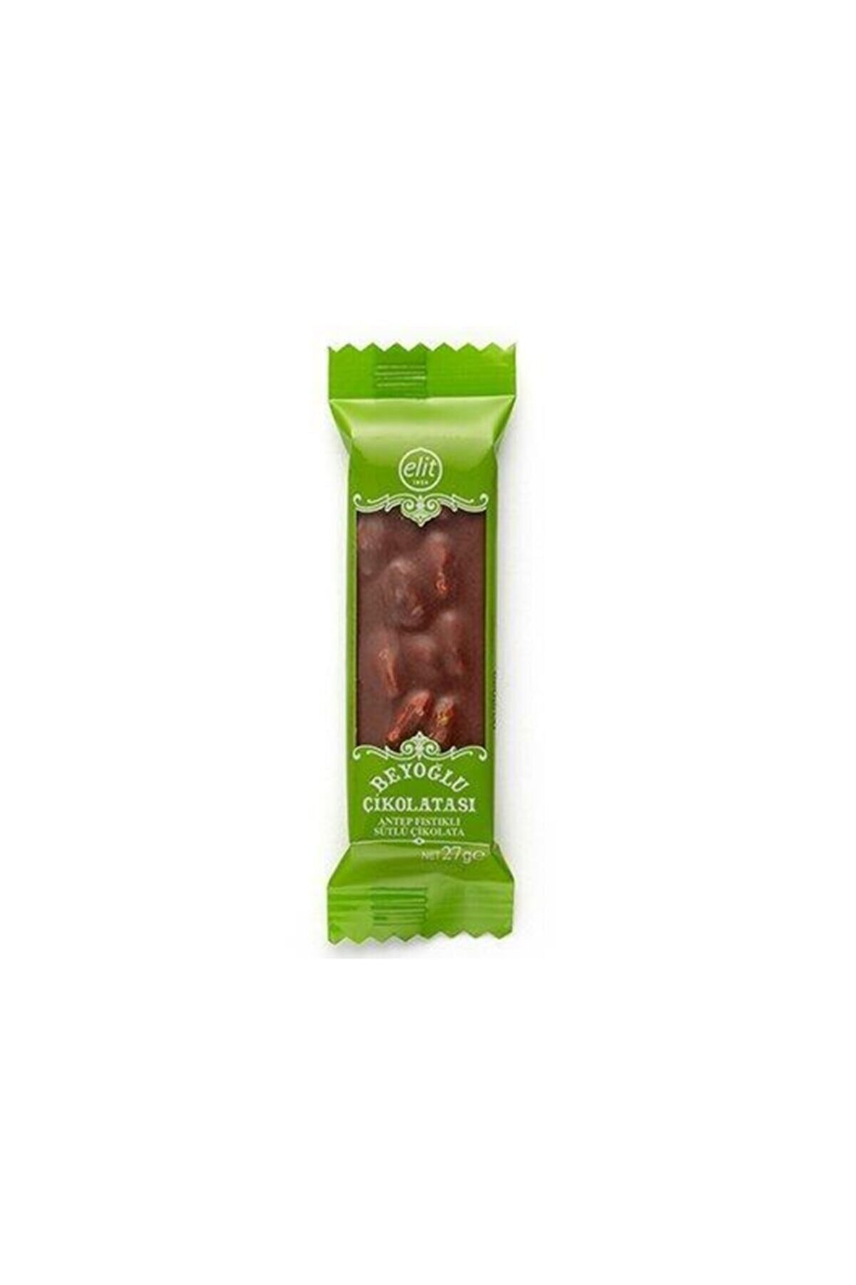 Elit Beyoğlu Antep Fıstıklı Çikolata 27 gr X 30 Ad