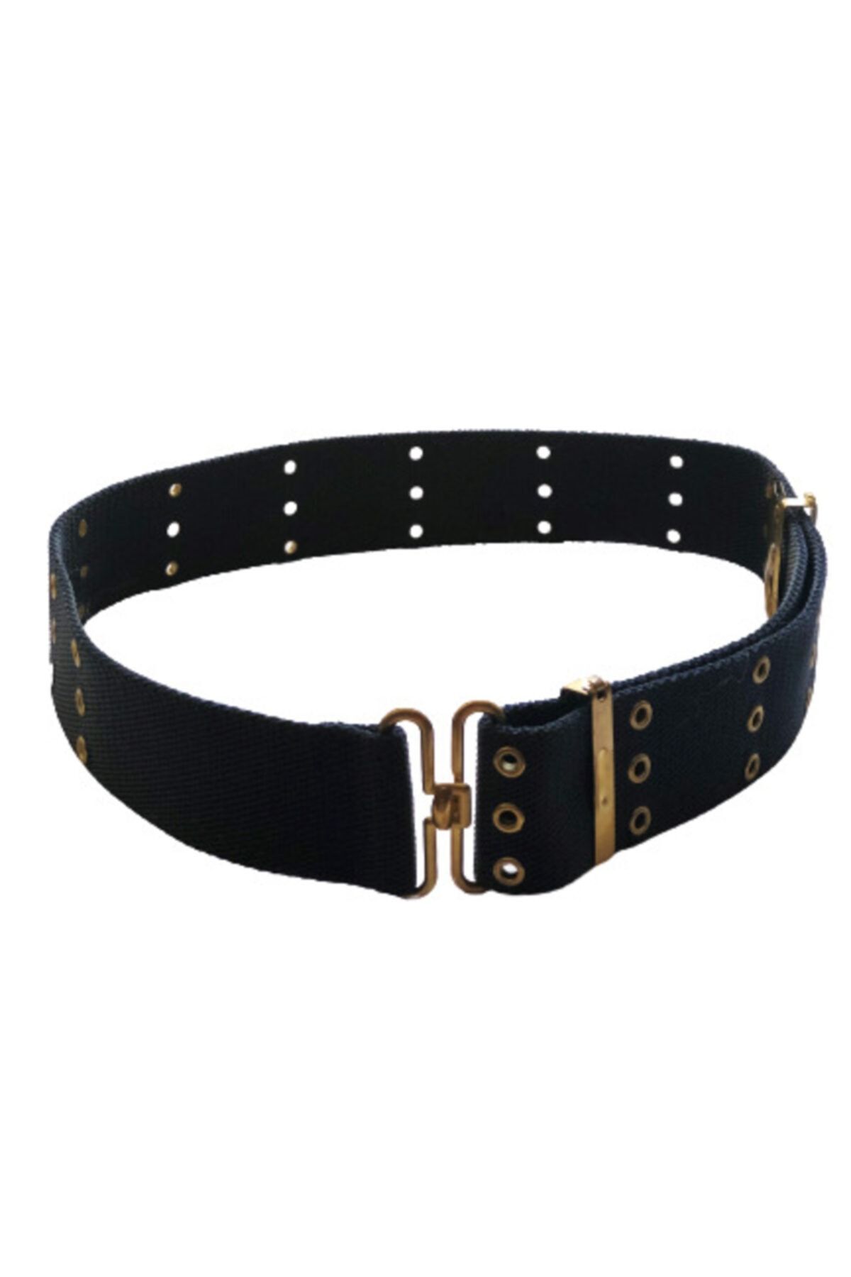 Donatım Unisex Lacivert Antik Metal Tokalı Palaska Kemer