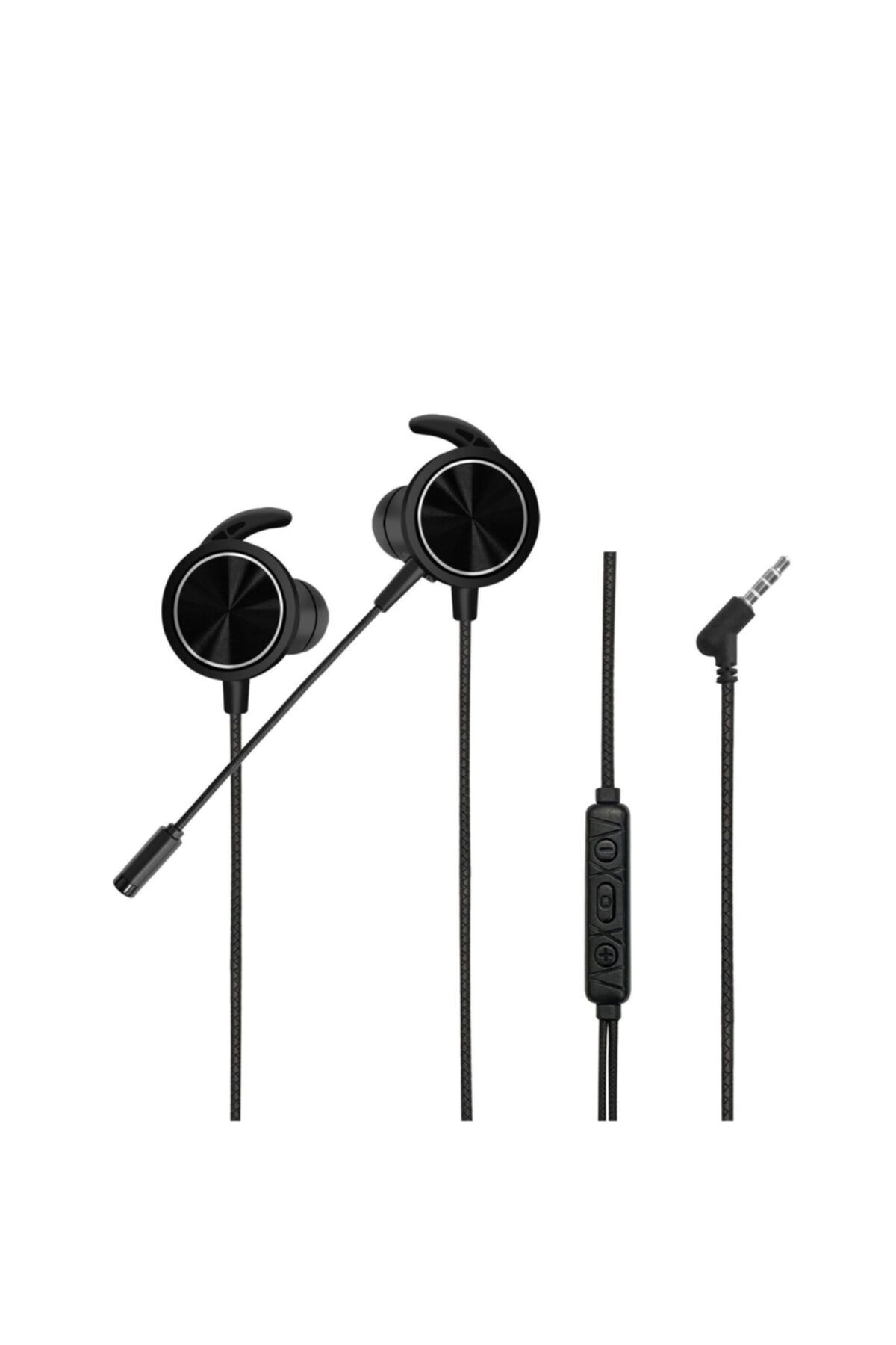 MF PRODUCT Siyah Strike 0642 Mikrofonlu Kablolu Kulak Içi Oyuncu Kulaklığı