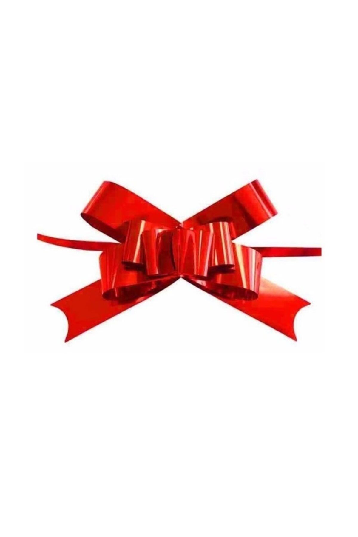 Happyland 5 Adet Sevgililer Günü Hediye Paketi-kutusu Süsü Pratik Çekme Rafya Fiyonk Kırmızı 2cm (13cm *10cm)