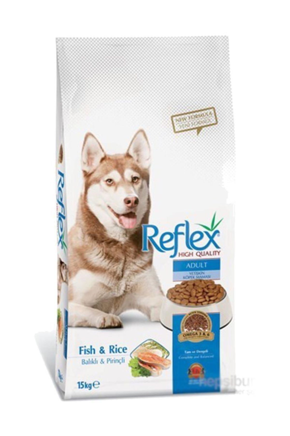 Reflex Balıklı Ve Pirinçli Yetişkin Köpek Maması - 15 kg